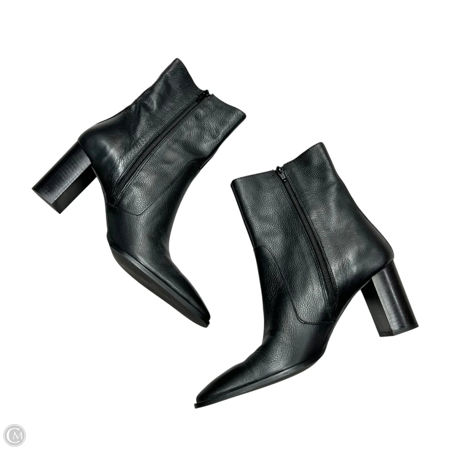 Boots Ankle Heels By Coach And Four In Black, Size: 11