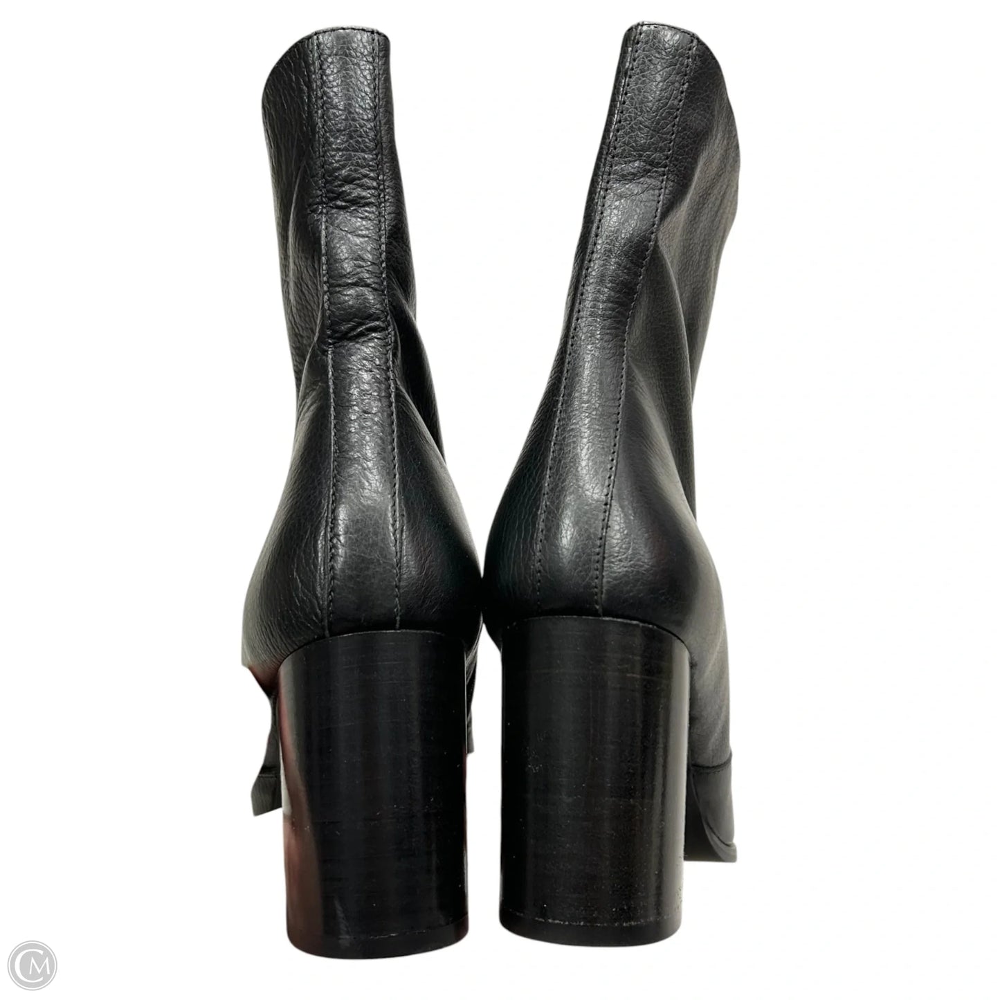 Boots Ankle Heels By Coach And Four In Black, Size: 11