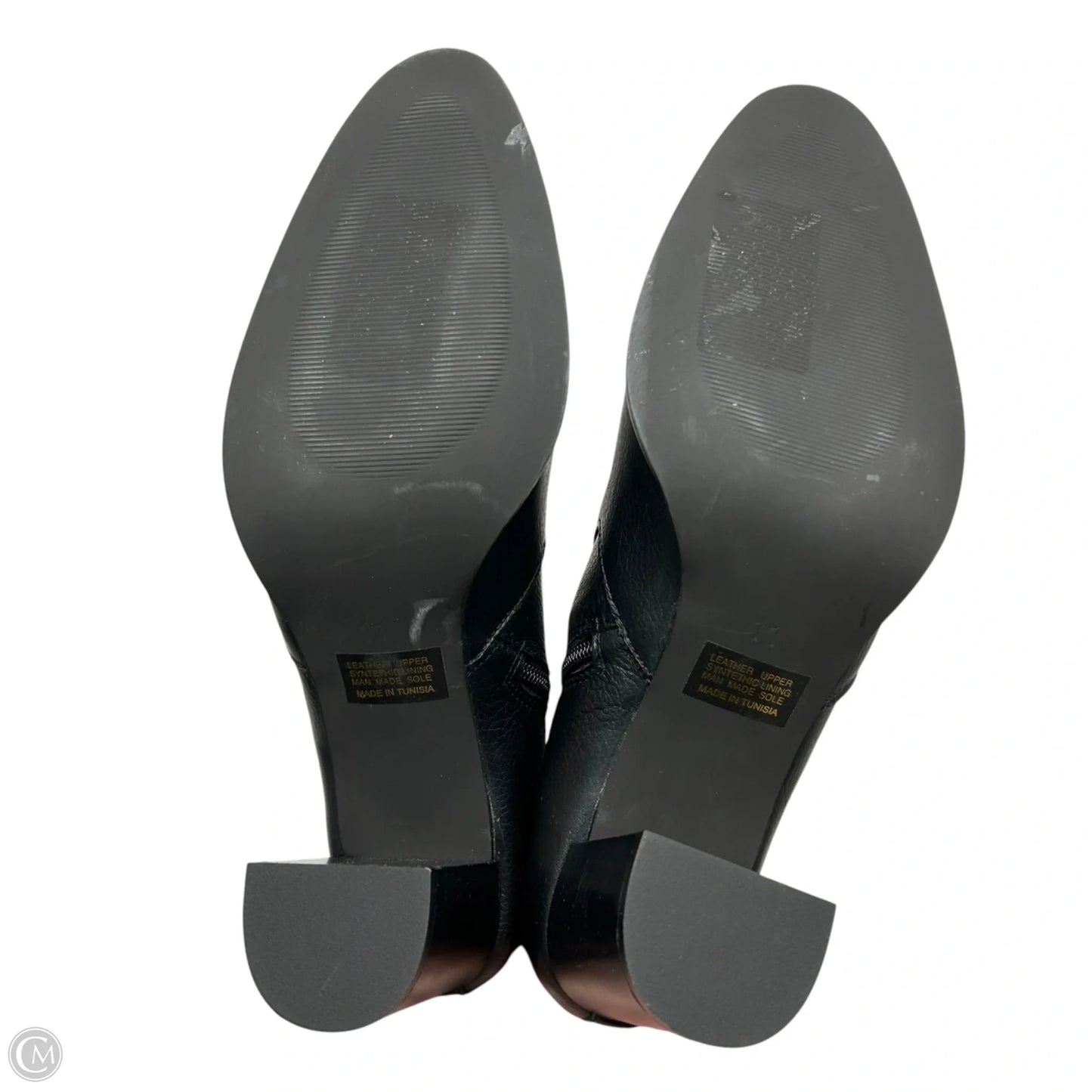 Boots Ankle Heels By Coach And Four In Black, Size: 11