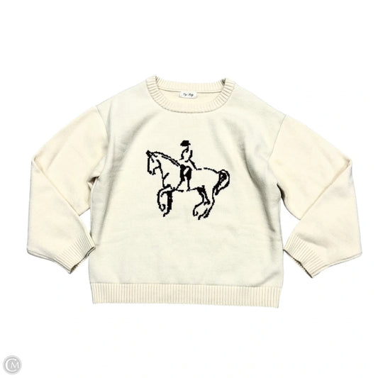 Sweater By Cry Baby In Cream, Size: M/L
