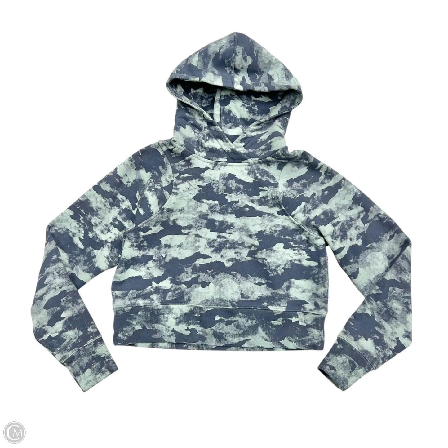 Athletic Sweatshirt Hoodie By Lululemon In Blue, Size: Xs