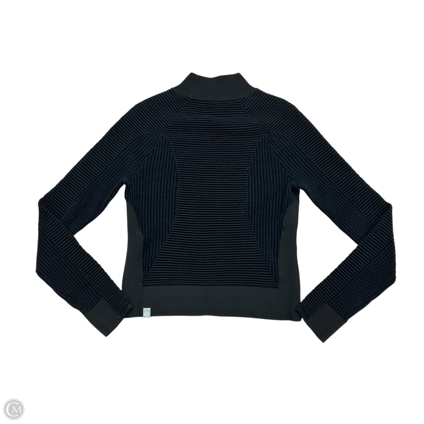Top Long Sleeve By Lululemon In Black, Size: S