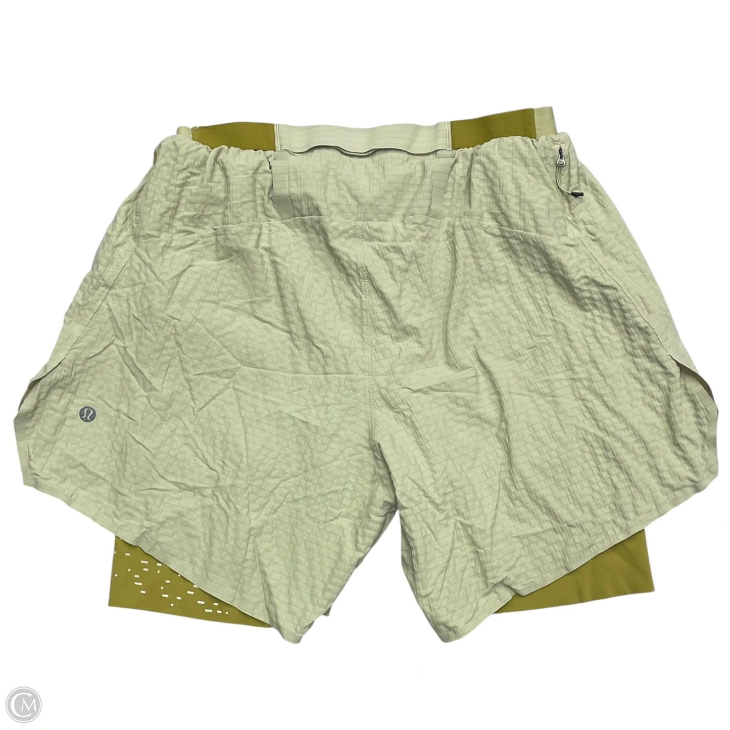 Athletic Shorts By Lululemon In Green, Size: M