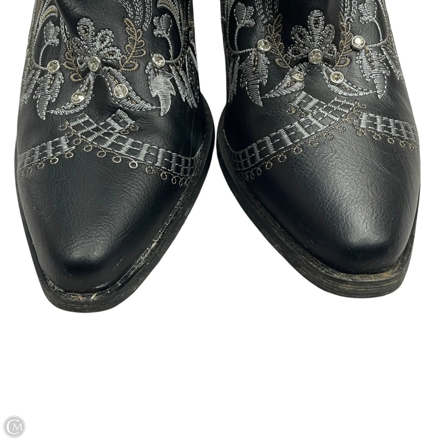 Boots Western In Black, Size: 11