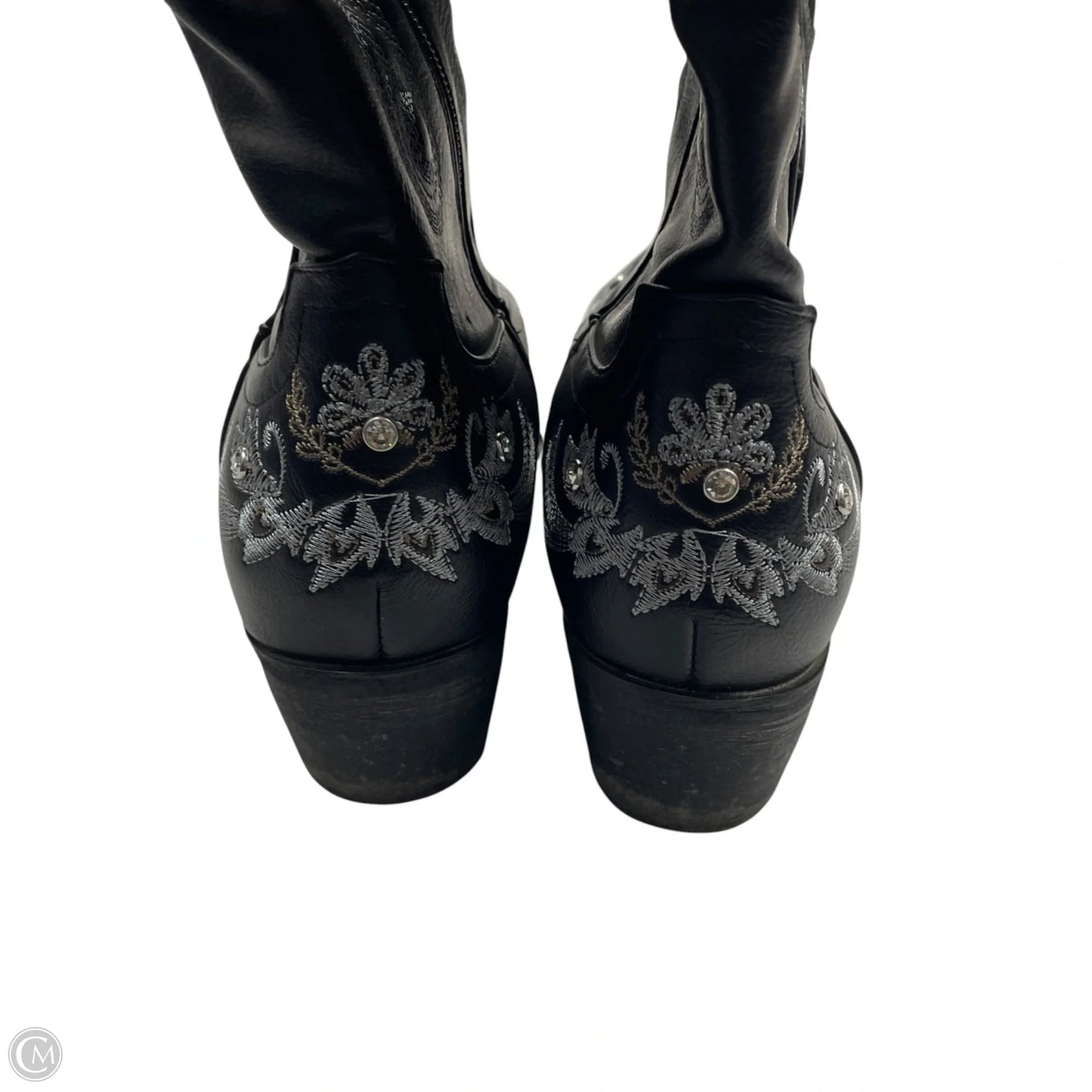 Boots Western In Black, Size: 11