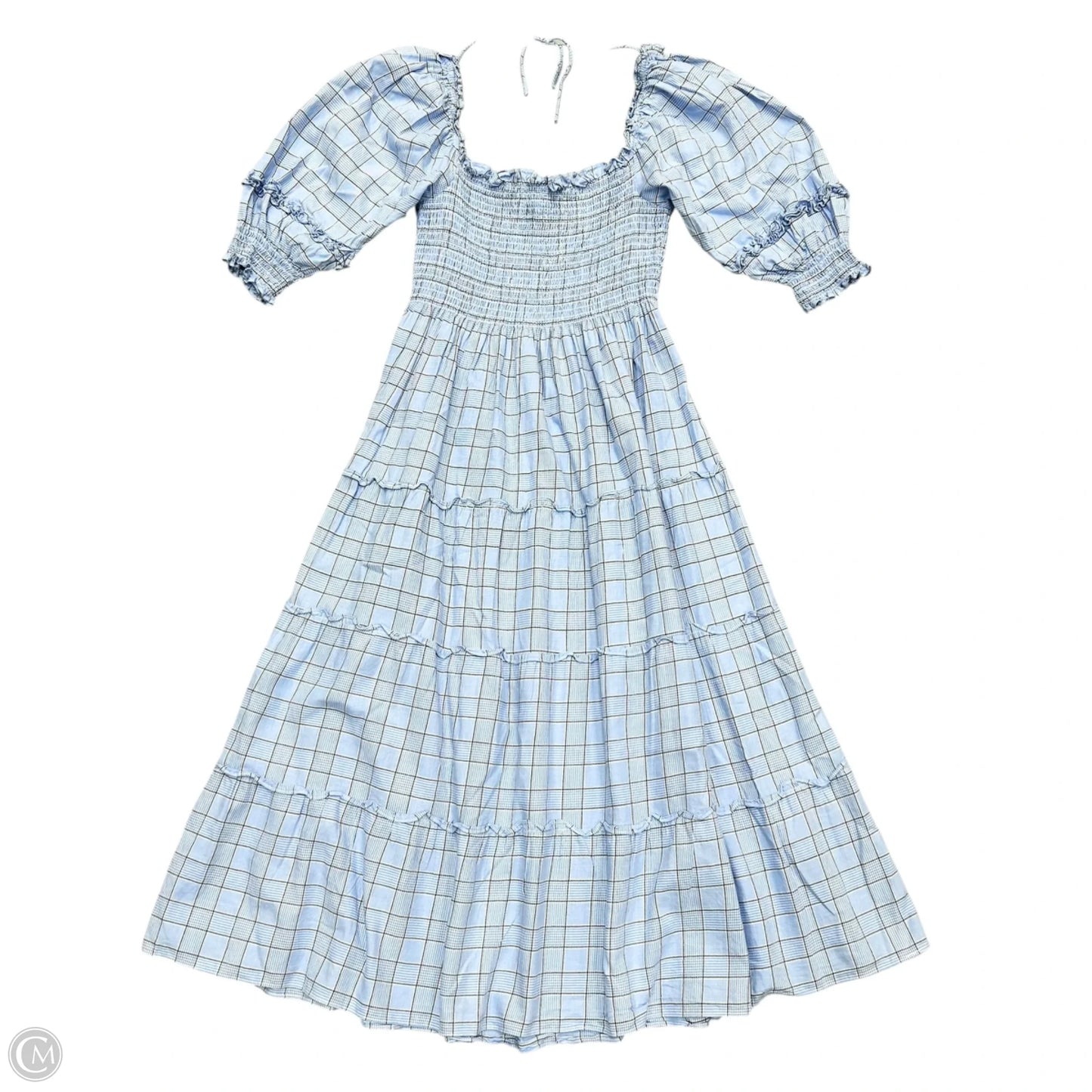 Dress Casual Maxi By Hill House In Blue & Brown, Size: M