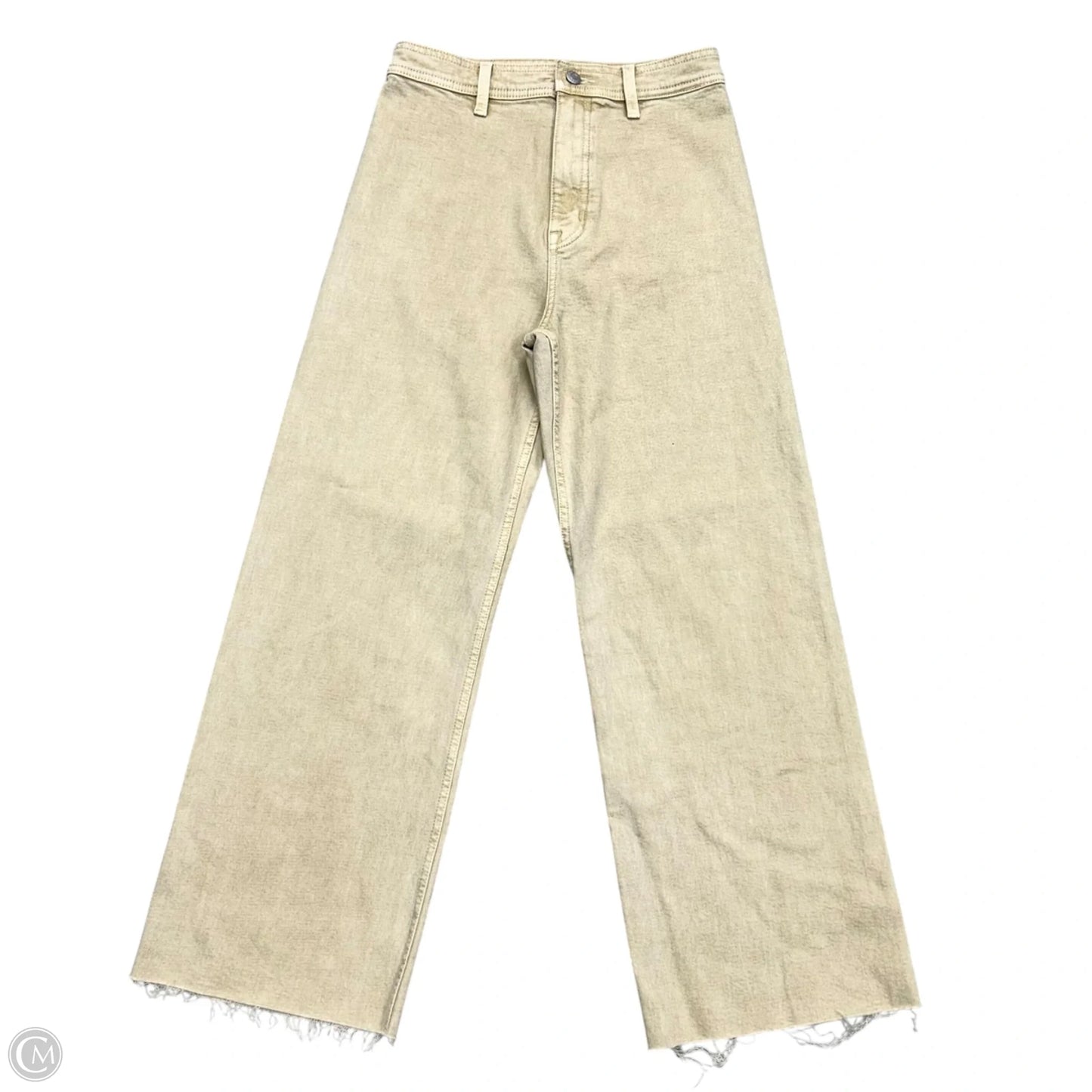 Jeans Wide Leg By Pistola In Tan Denim, Size: 2