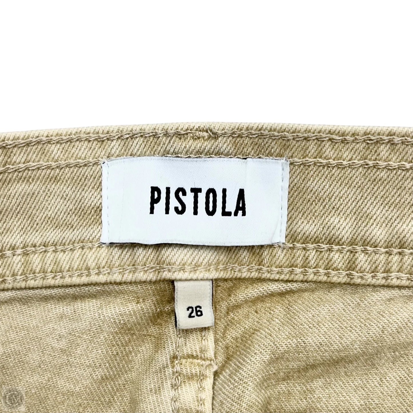 Jeans Wide Leg By Pistola In Tan Denim, Size: 2