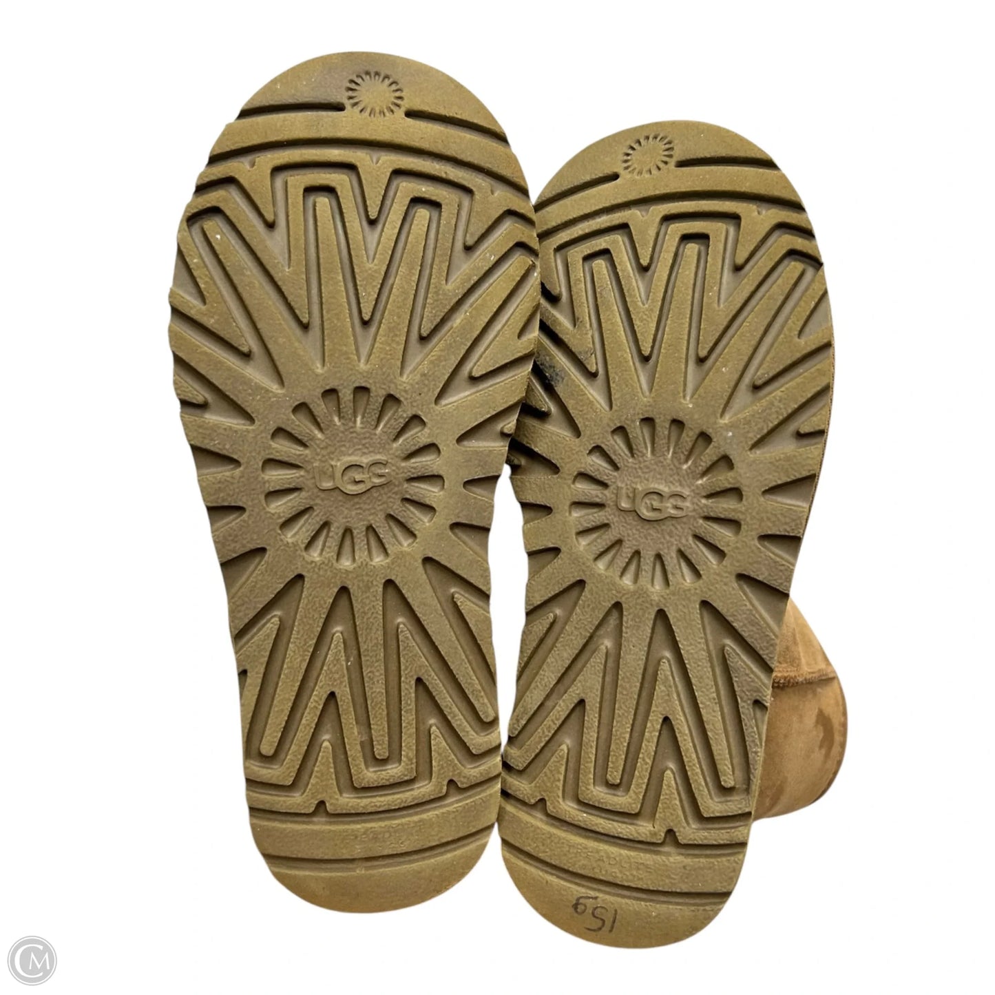 Boots Designer By Ugg In Tan, Size: 5