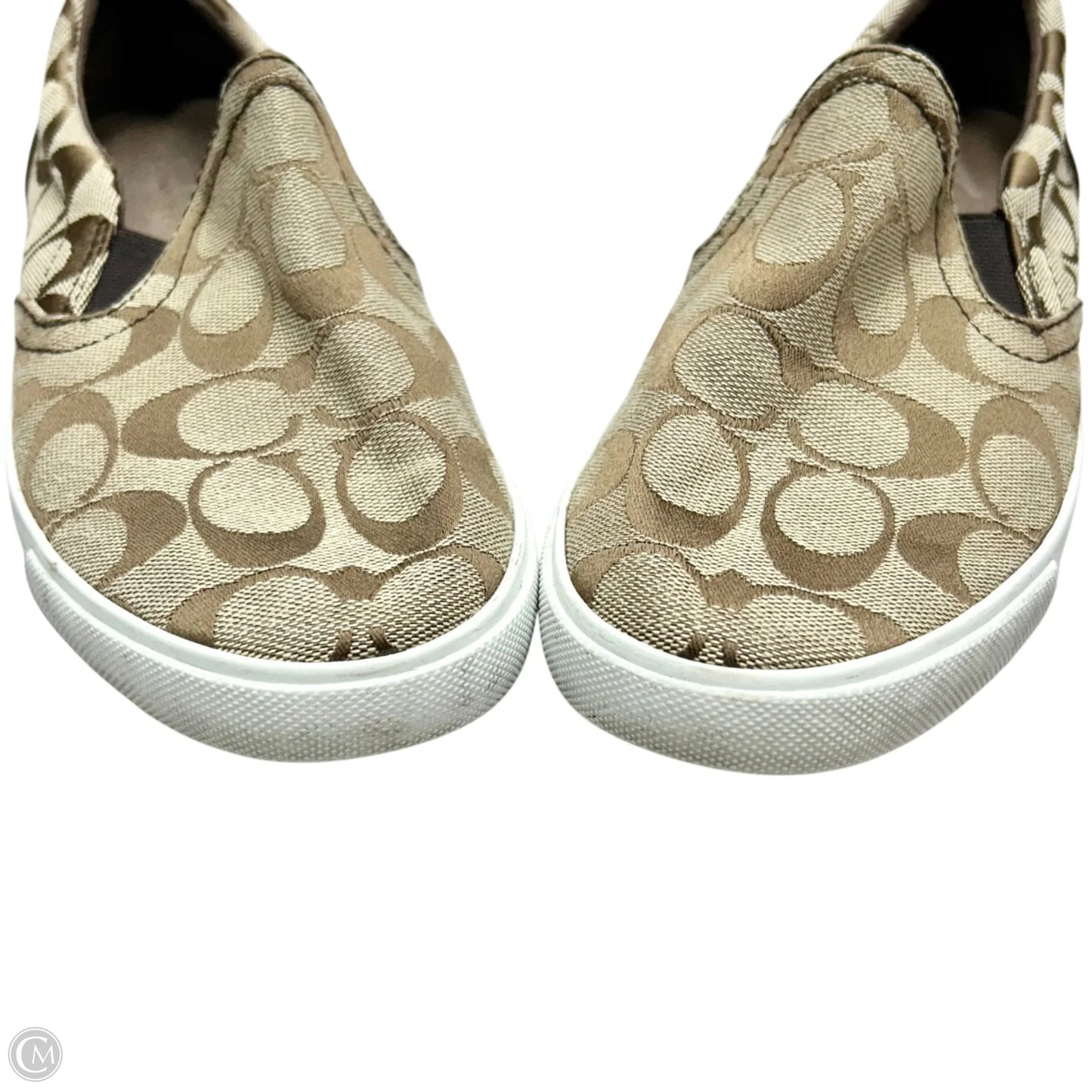 Shoes Designer By Coach In Brown & Tan, Size: 7.5
