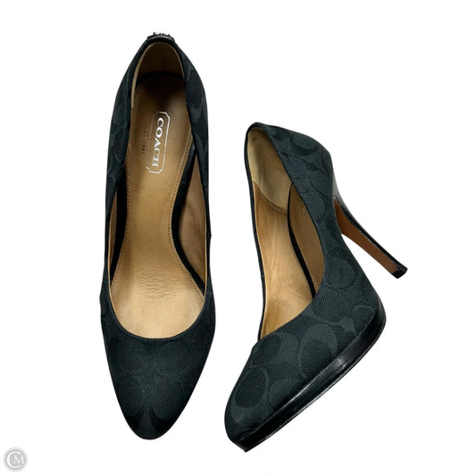 Shoes Designer By Coach In Black, Size: 7