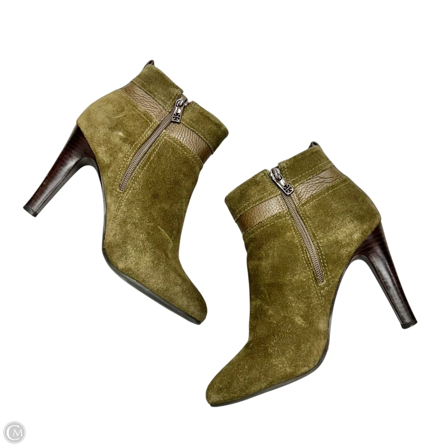 Boots Designer By Tory Burch In Green, Size: 8