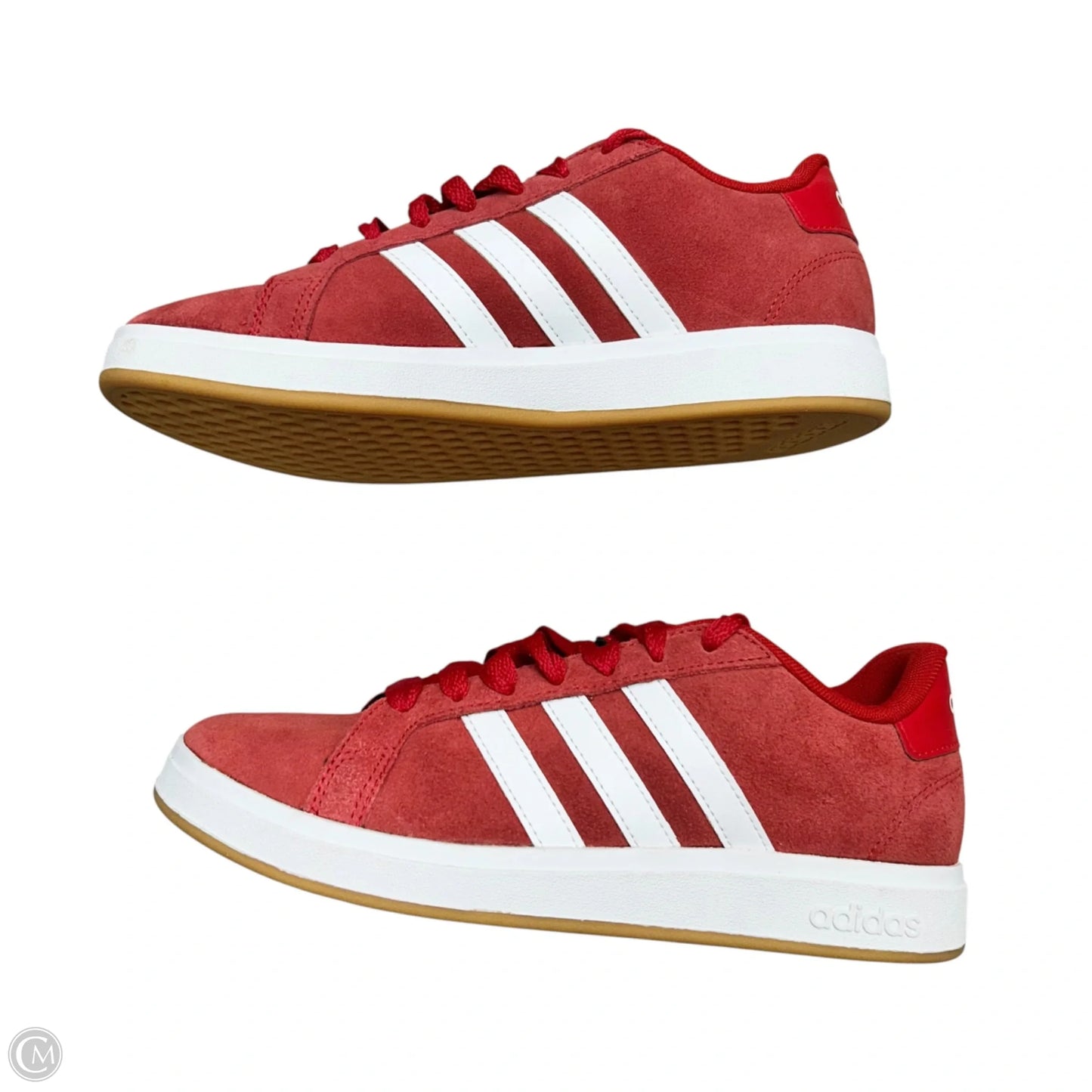 Shoes Sneakers By Adidas In Red & White, Size: 7.5
