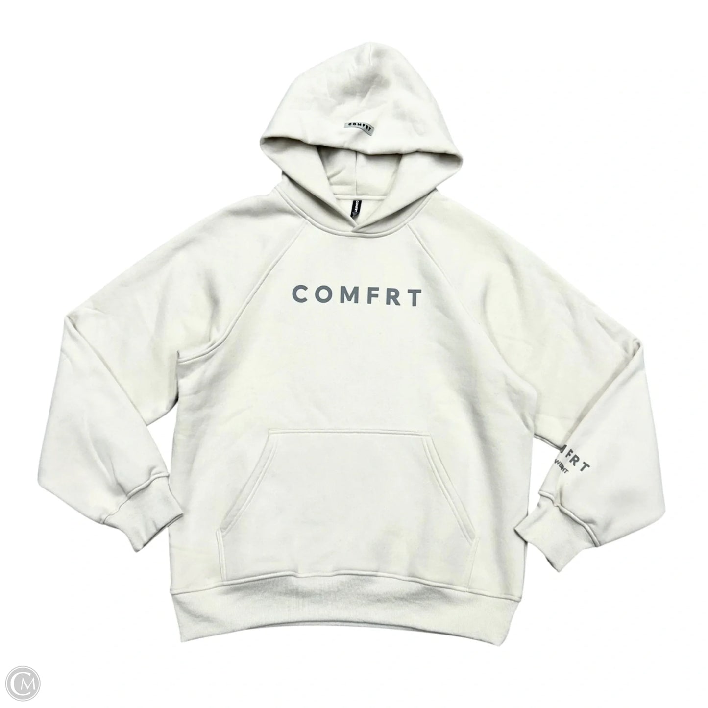 Sweatshirt Hoodie By Comfrt In Taupe, Size: Xl
