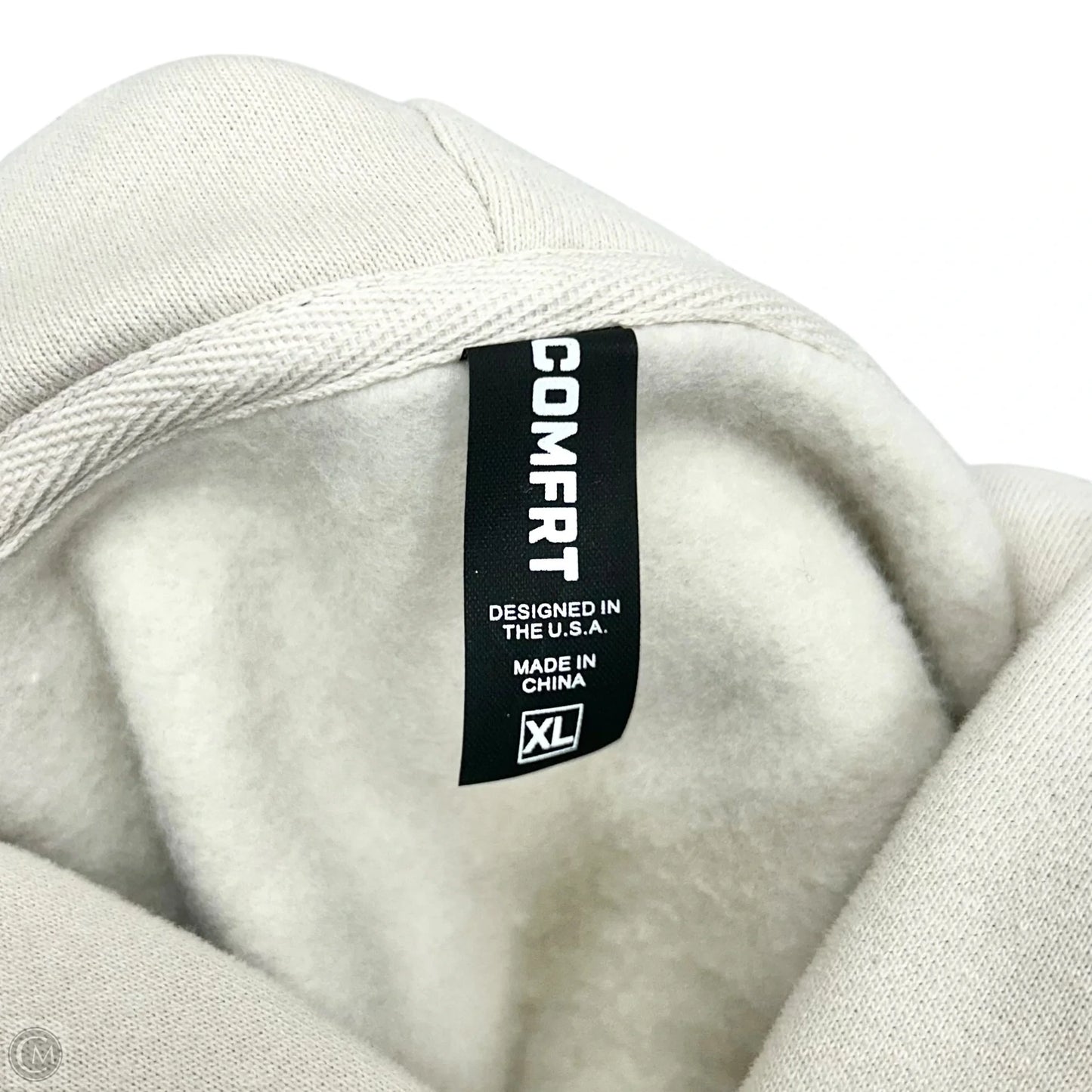 Sweatshirt Hoodie By Comfrt In Taupe, Size: Xl