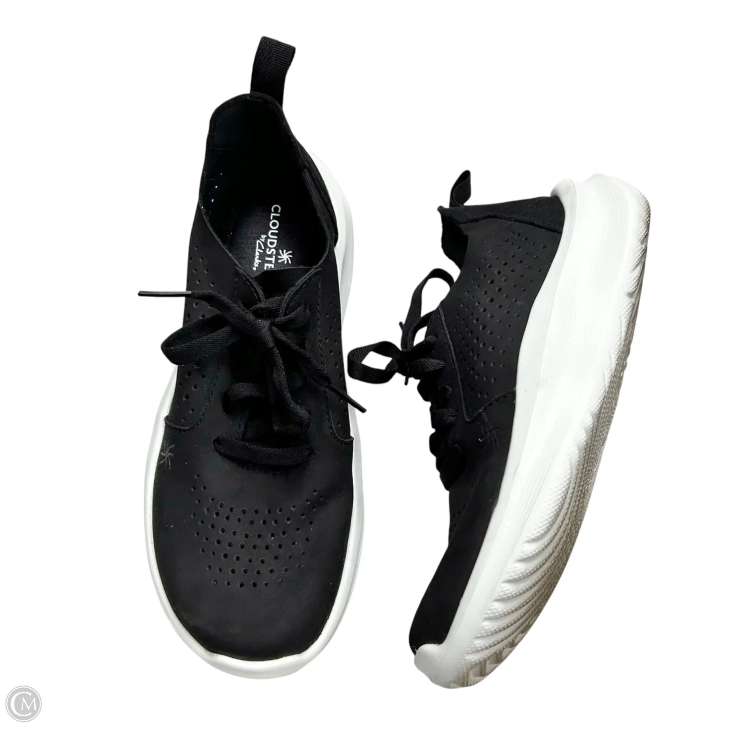 Shoes Athletic By Clarks In Black, Size: 6.5