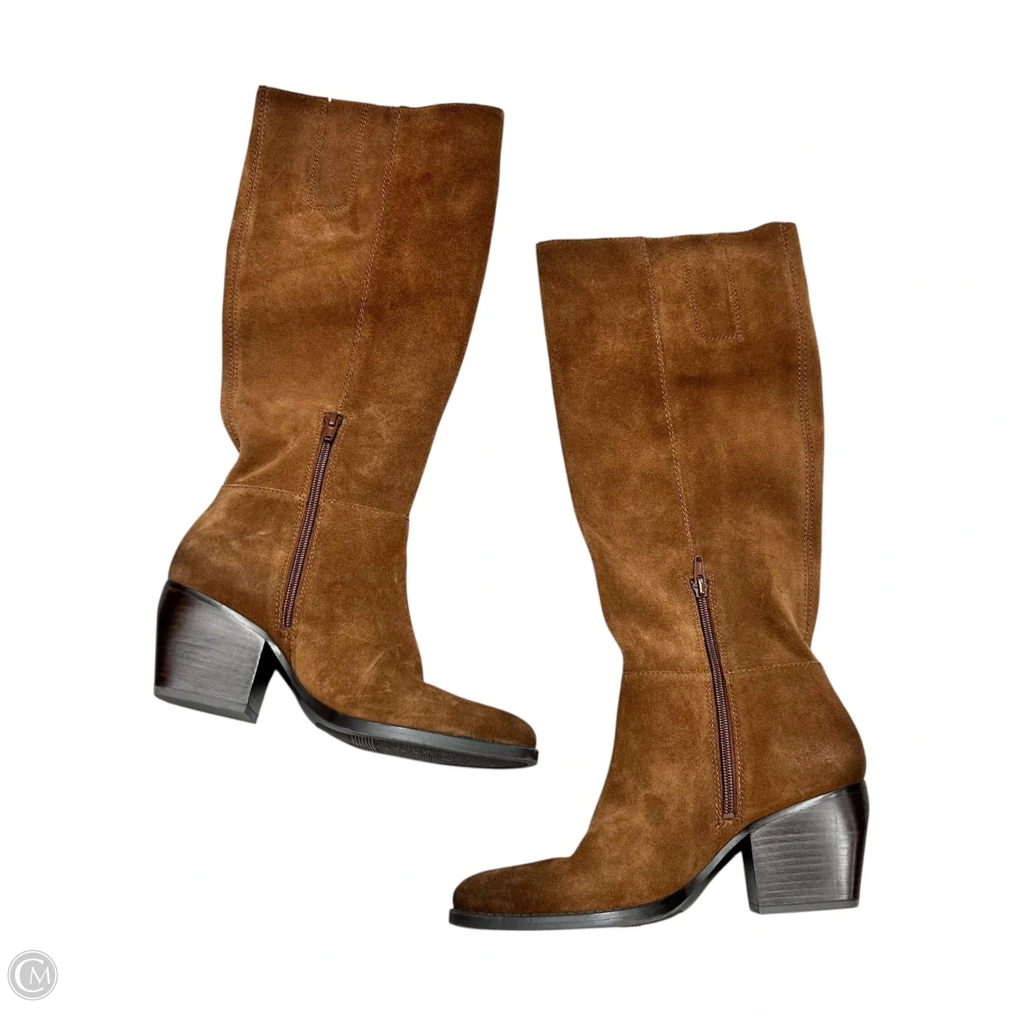Boots Knee Heels By Naturalizer In Tan, Size: 8