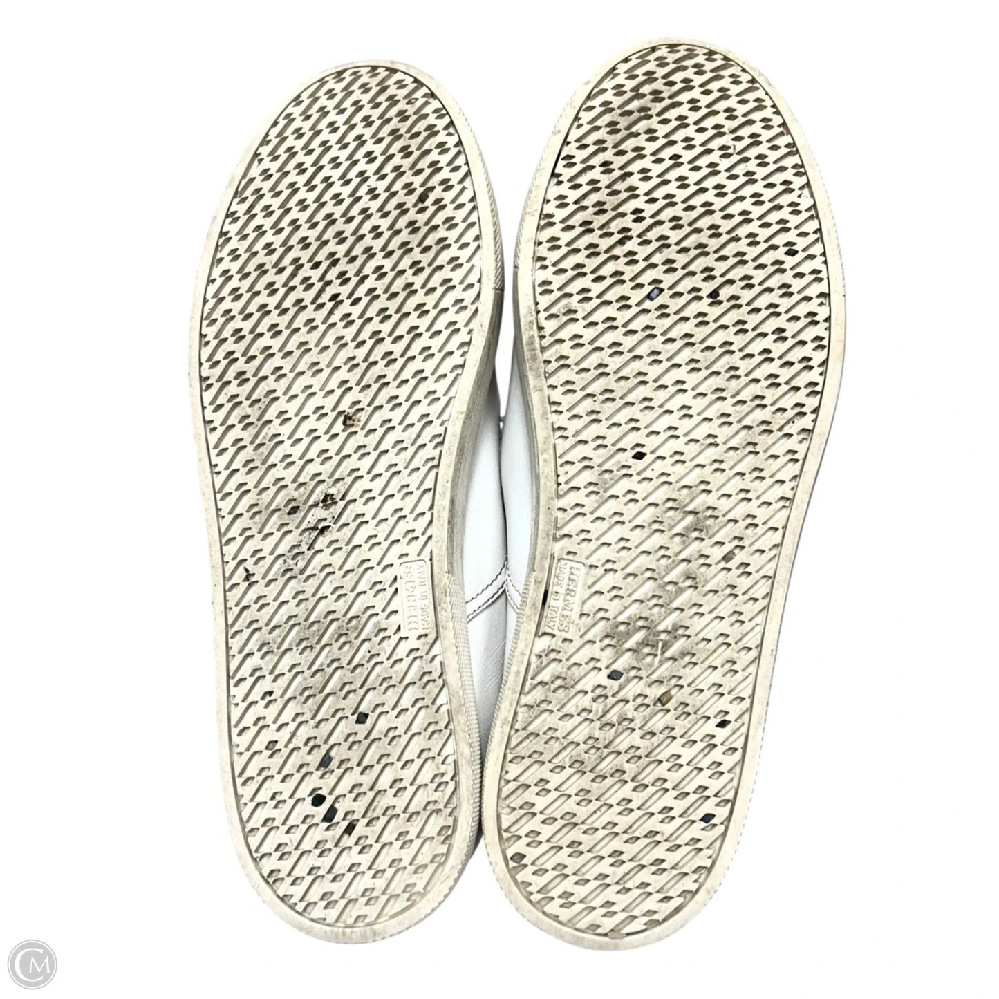 Shoes Luxury Designer By Hermes In White, Size: 9