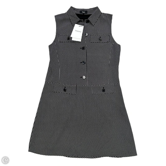 Dress Casual Short By Theory In Black & White, Size: S