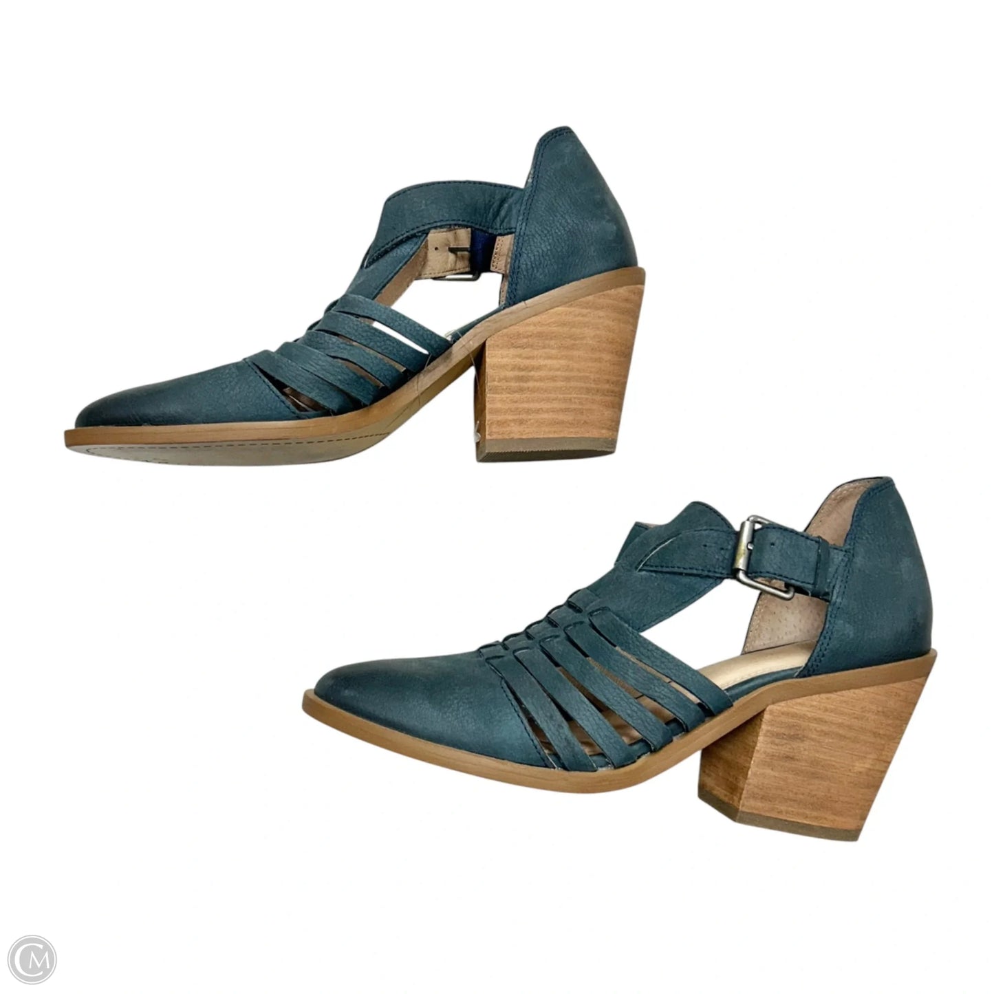 Boots Ankle Heels By Caslon In Blue, Size: 5.5