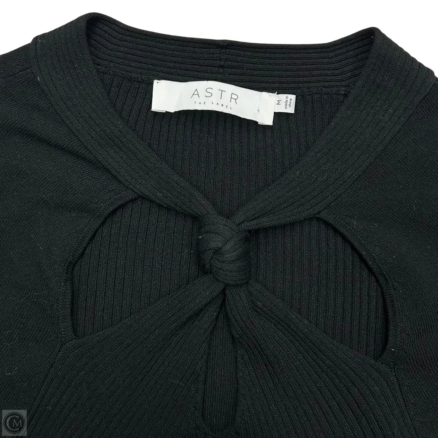 Top Long Sleeve By Astr The Label In Black, Size: M