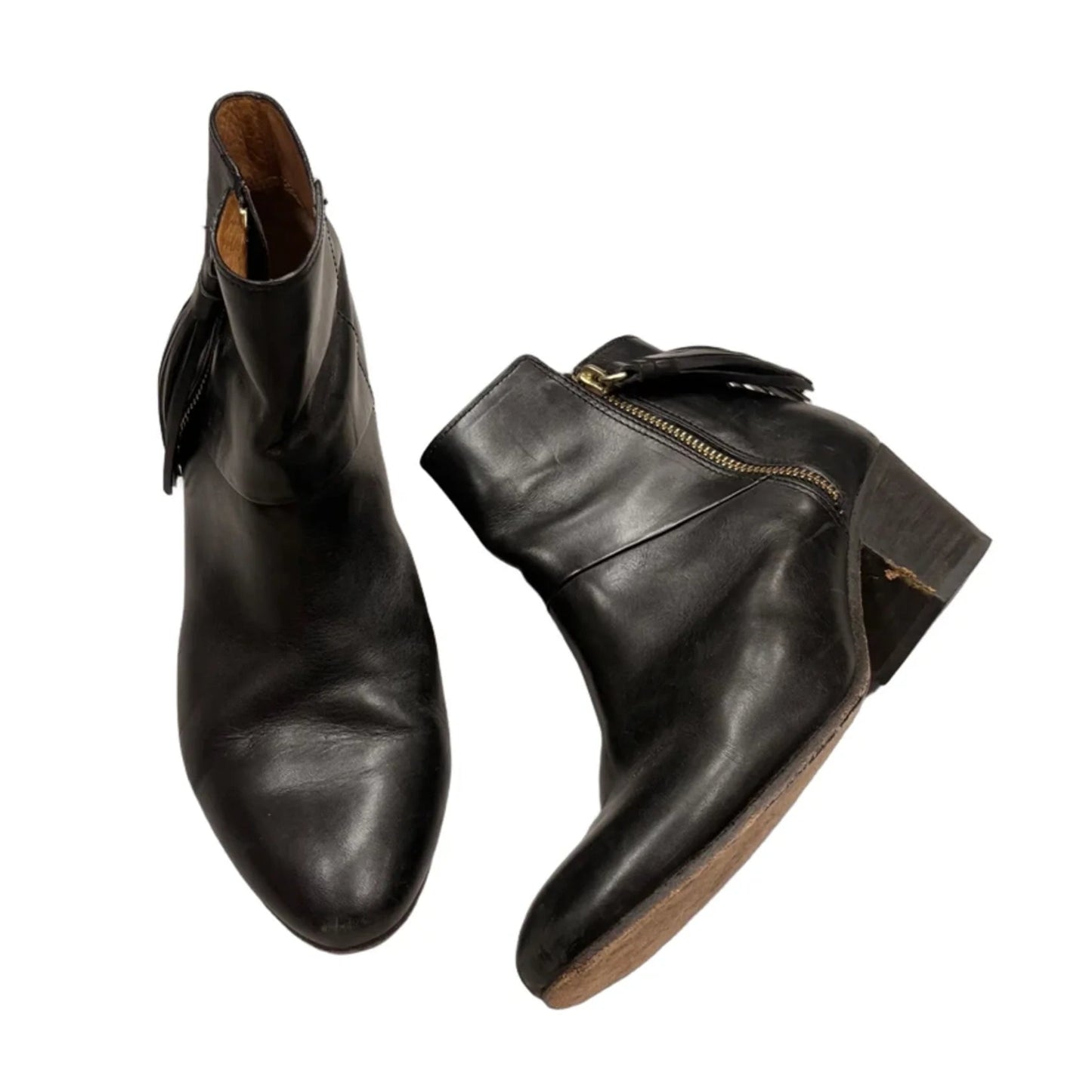 Boots Designer By Coach In Black, Size: 7