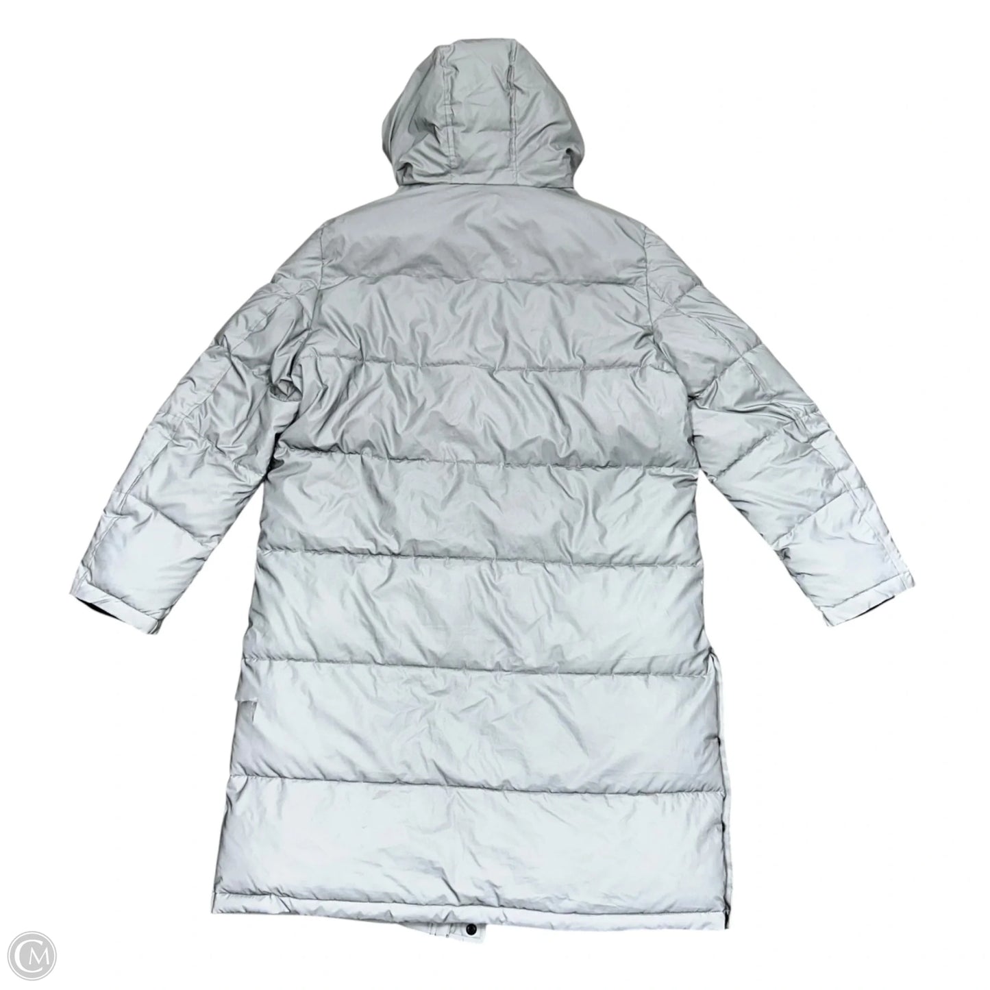 Coat Puffer & Quilted By Dkny In Grey, Size: L