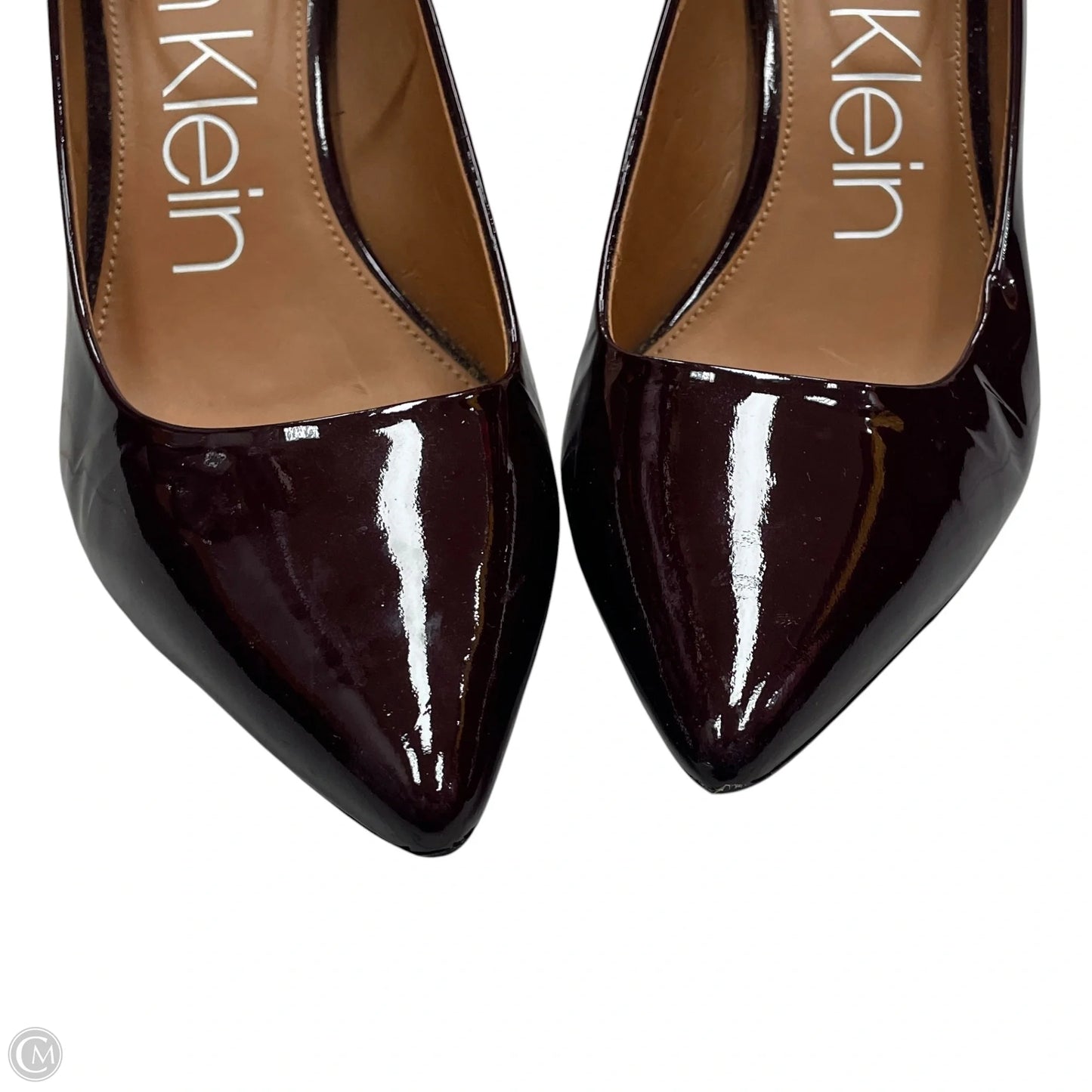 Shoes Heels Stiletto By Calvin Klein In Maroon, Size: 10