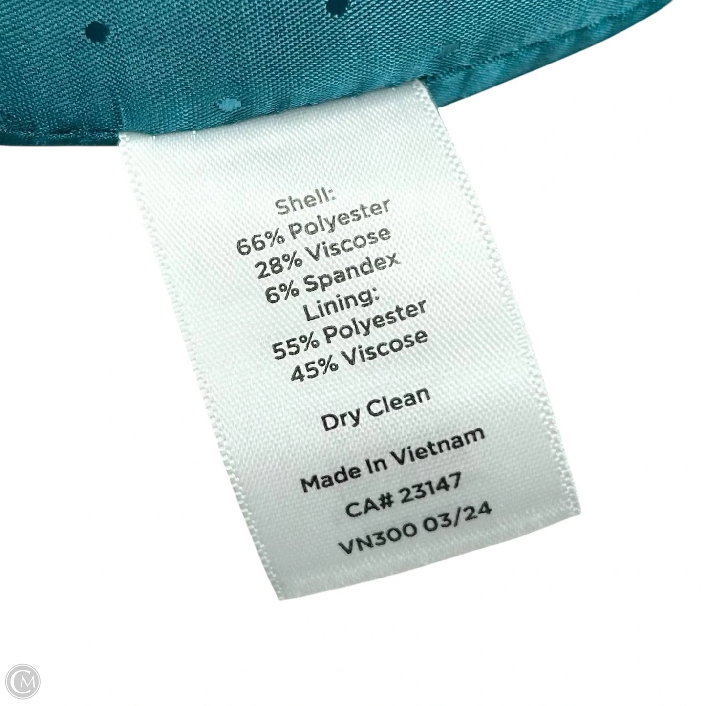 Blazer By Talbots In Teal, Size: Xl