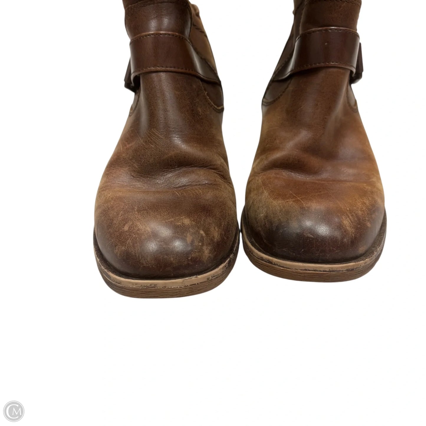 Boots Knee Flats By Sofft In Brown, Size: 7