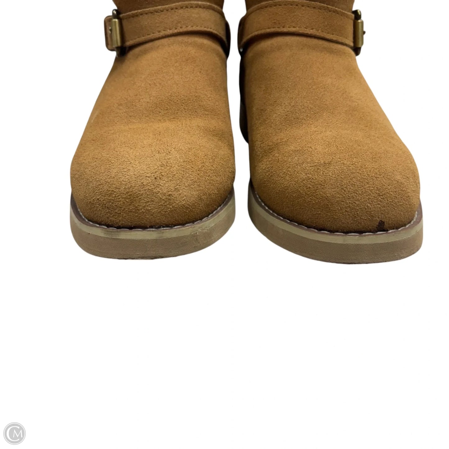 Boots Ankle Flats By Style And Company In Tan, Size: 9