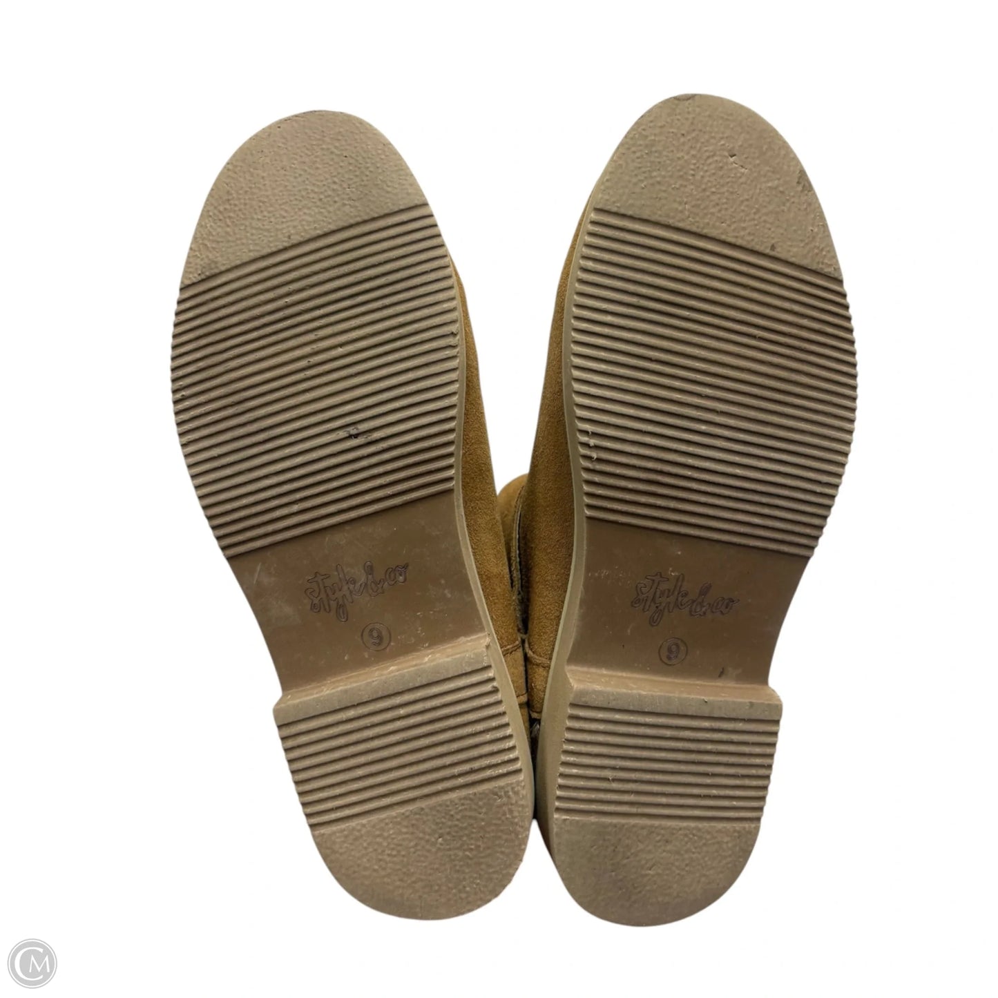 Boots Ankle Flats By Style And Company In Tan, Size: 9
