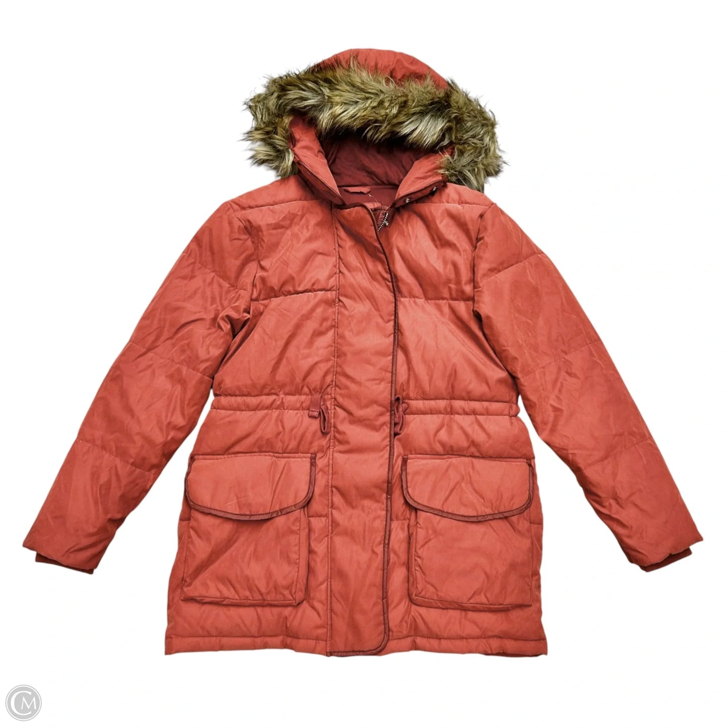 Coat Parka By Abercrombie And Fitch In Red, Size: M