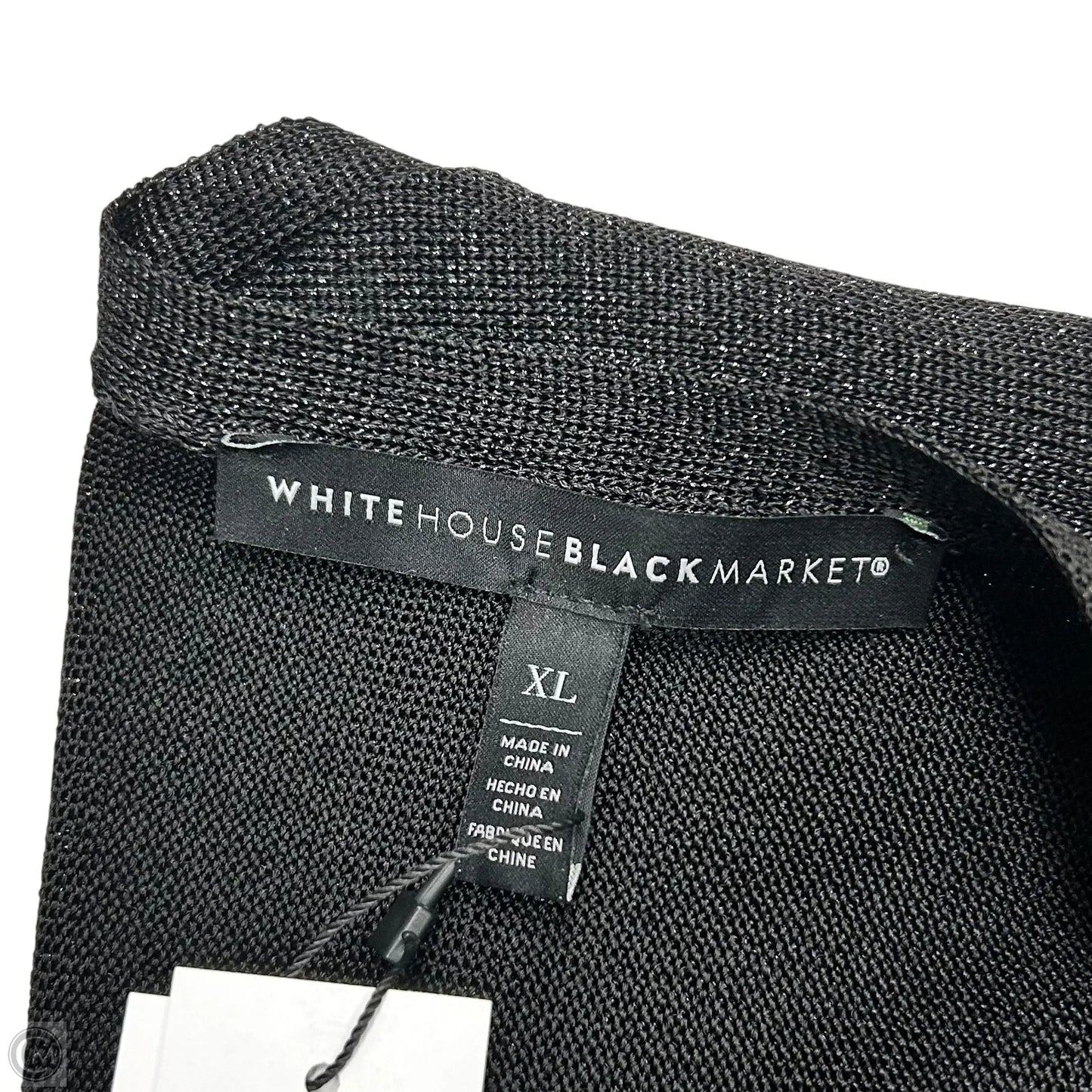 Sweater Cardigan By White House Black Market In Black, Size: Xl