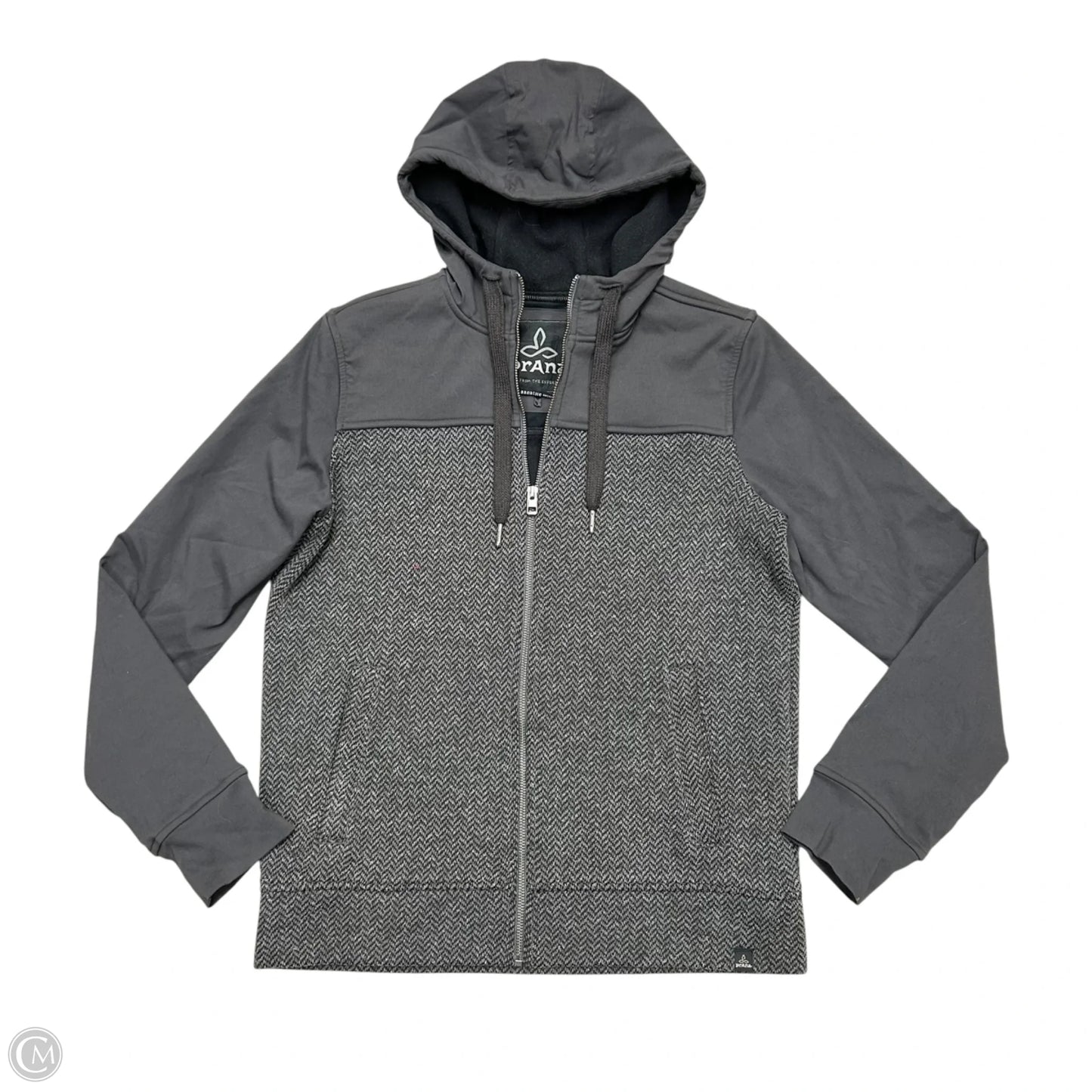 Jacket Fleece By Prana In Grey, Size: S
