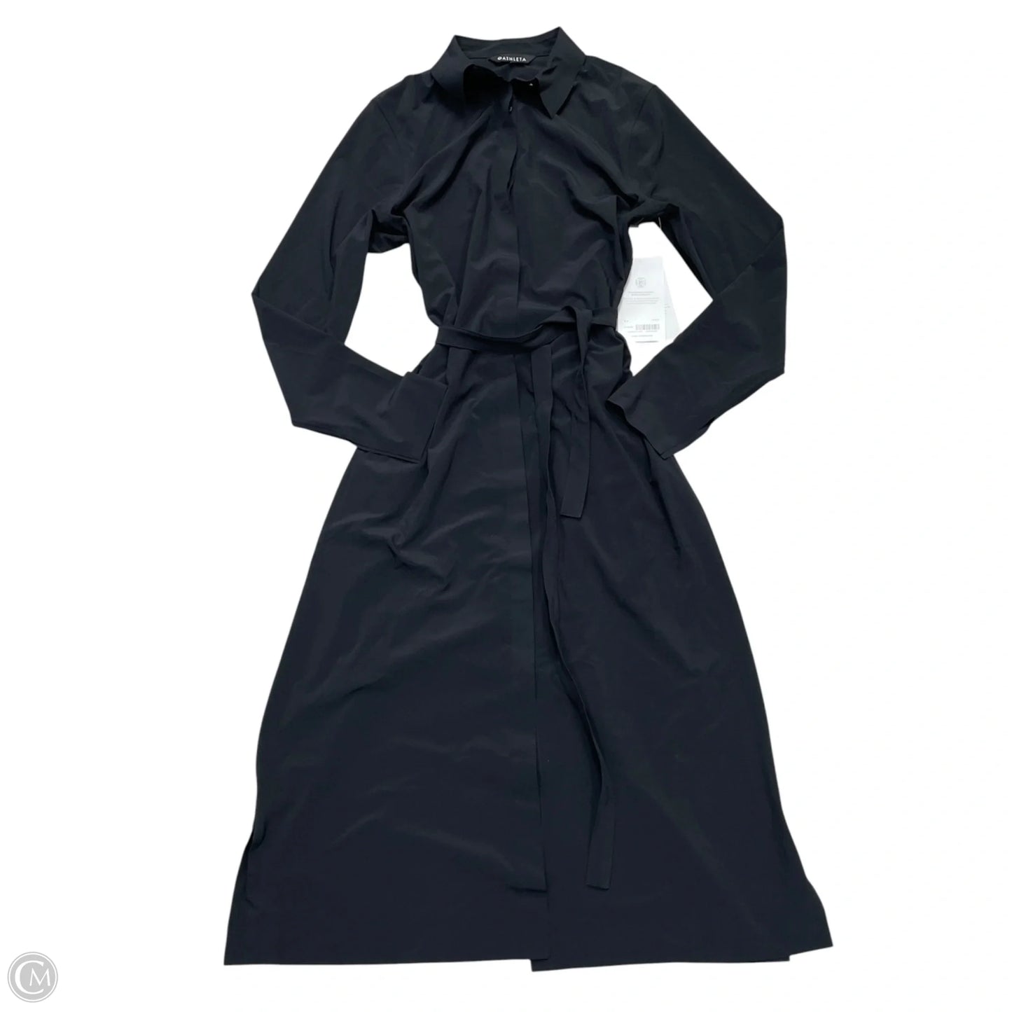 Dress Casual Midi By Athleta In Black, Size: S