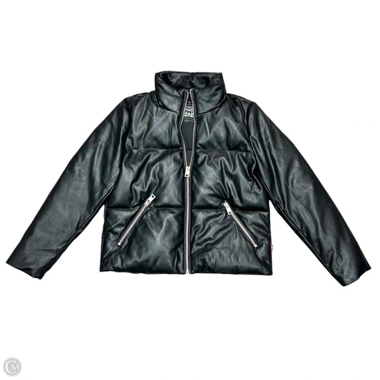 Jacket Puffer & Quilted By Levis In Black, Size: M