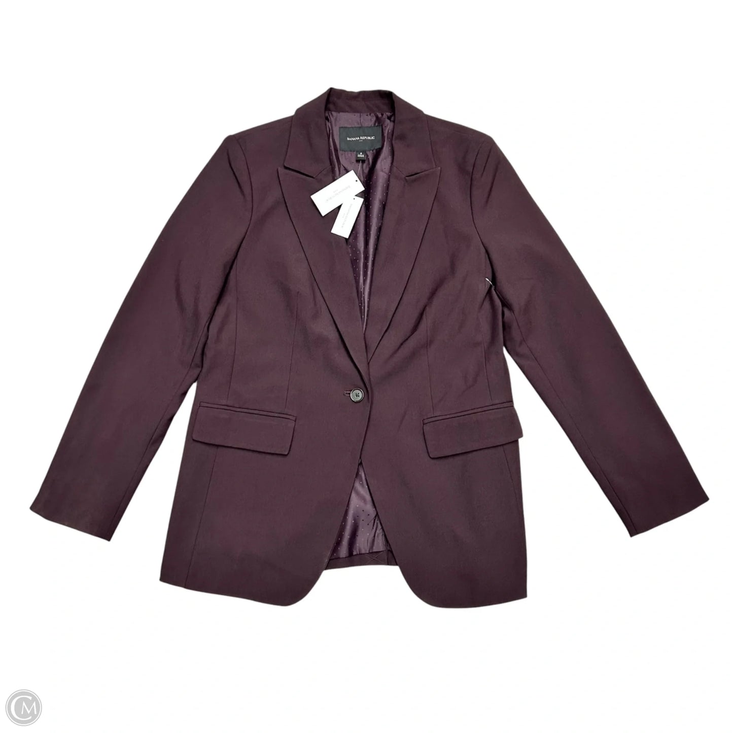 Blazer By Banana Republic In Purple, Size: M