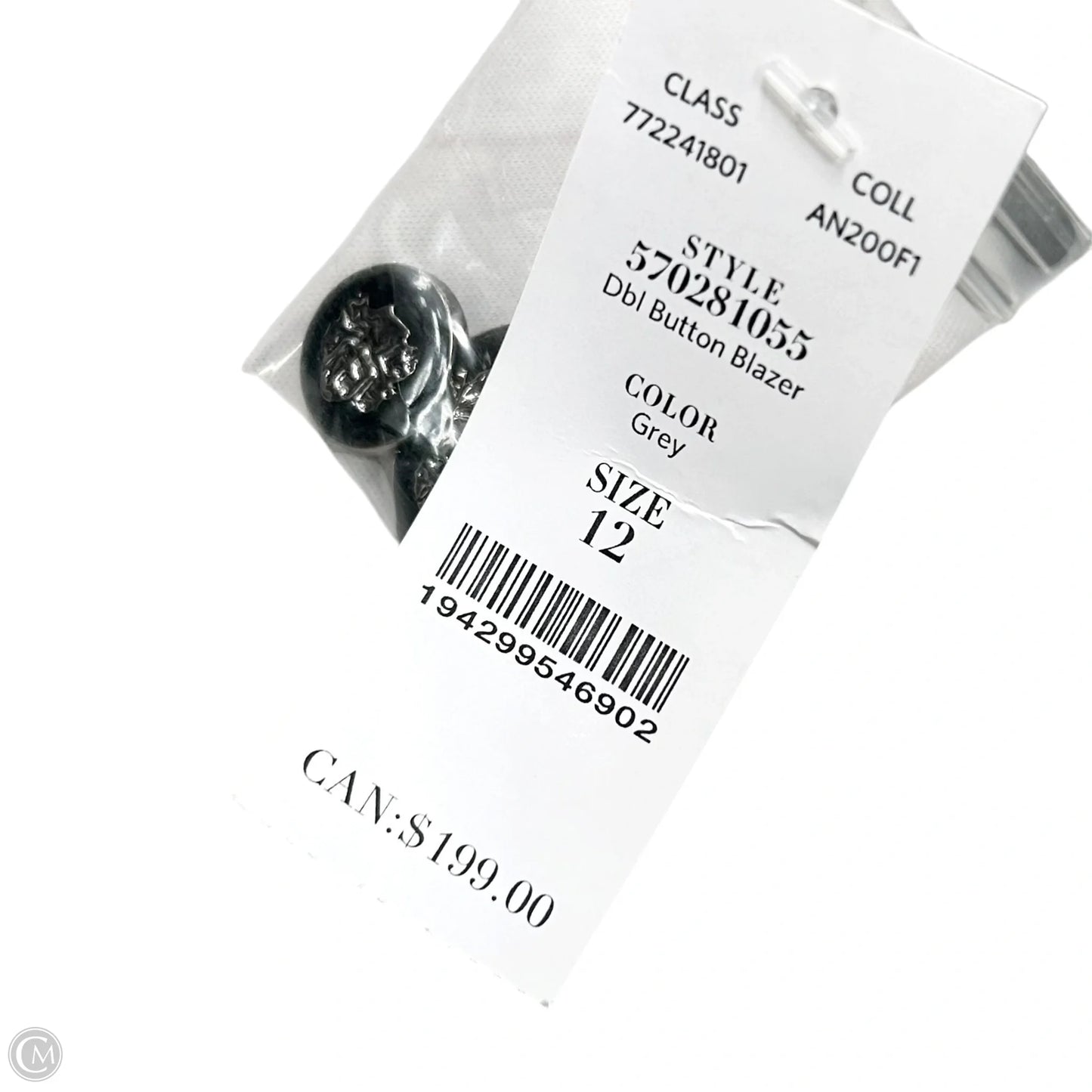 Blazer By White House Black Market In Grey, Size: L