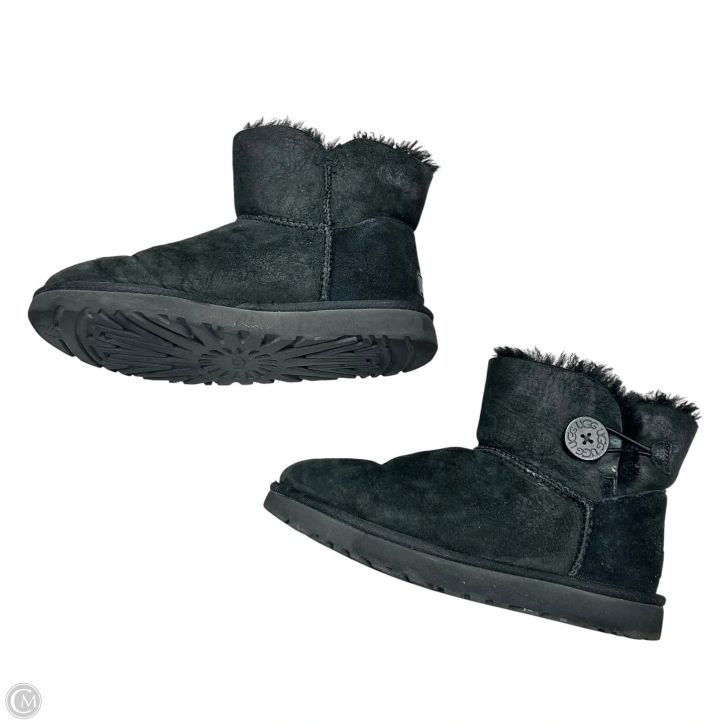 Boots Designer By Ugg In Black, Size: 8