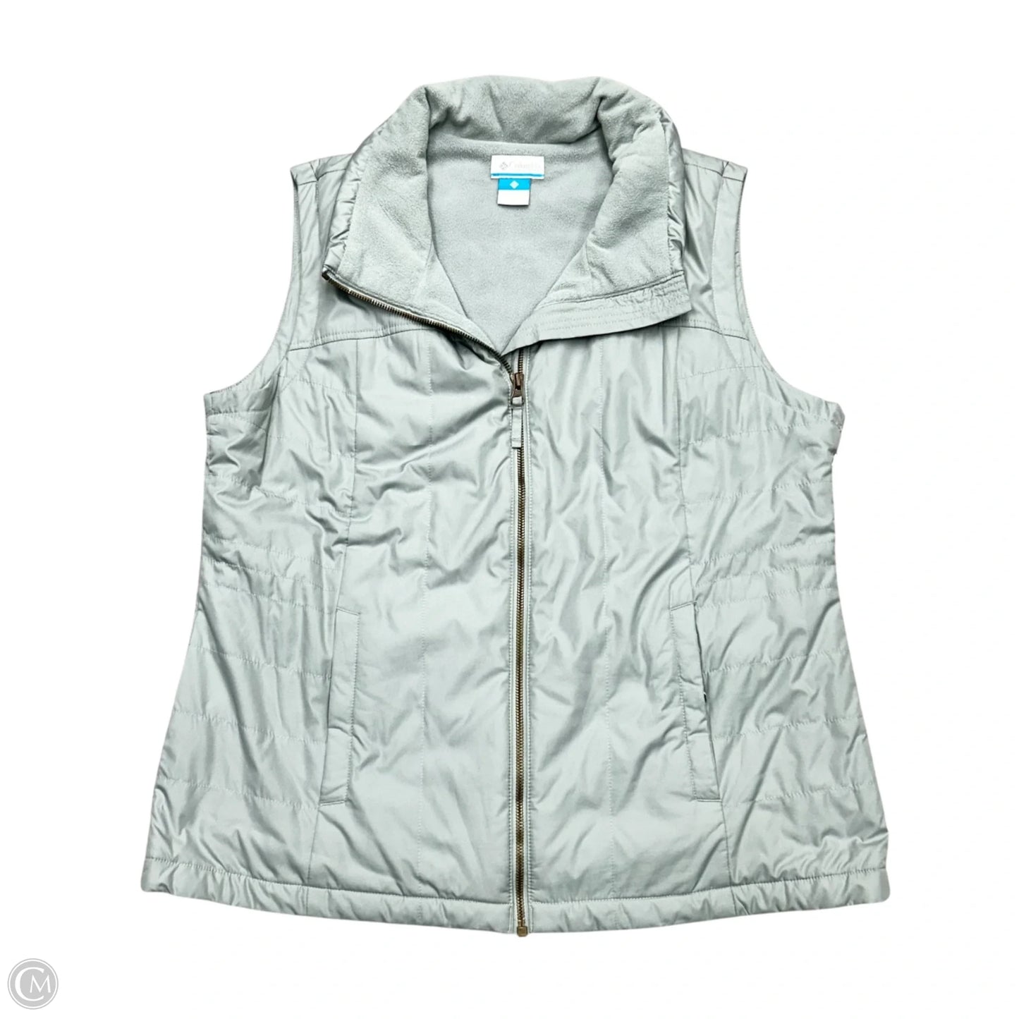 Vest Puffer & Quilted By Columbia In Grey, Size: Xl
