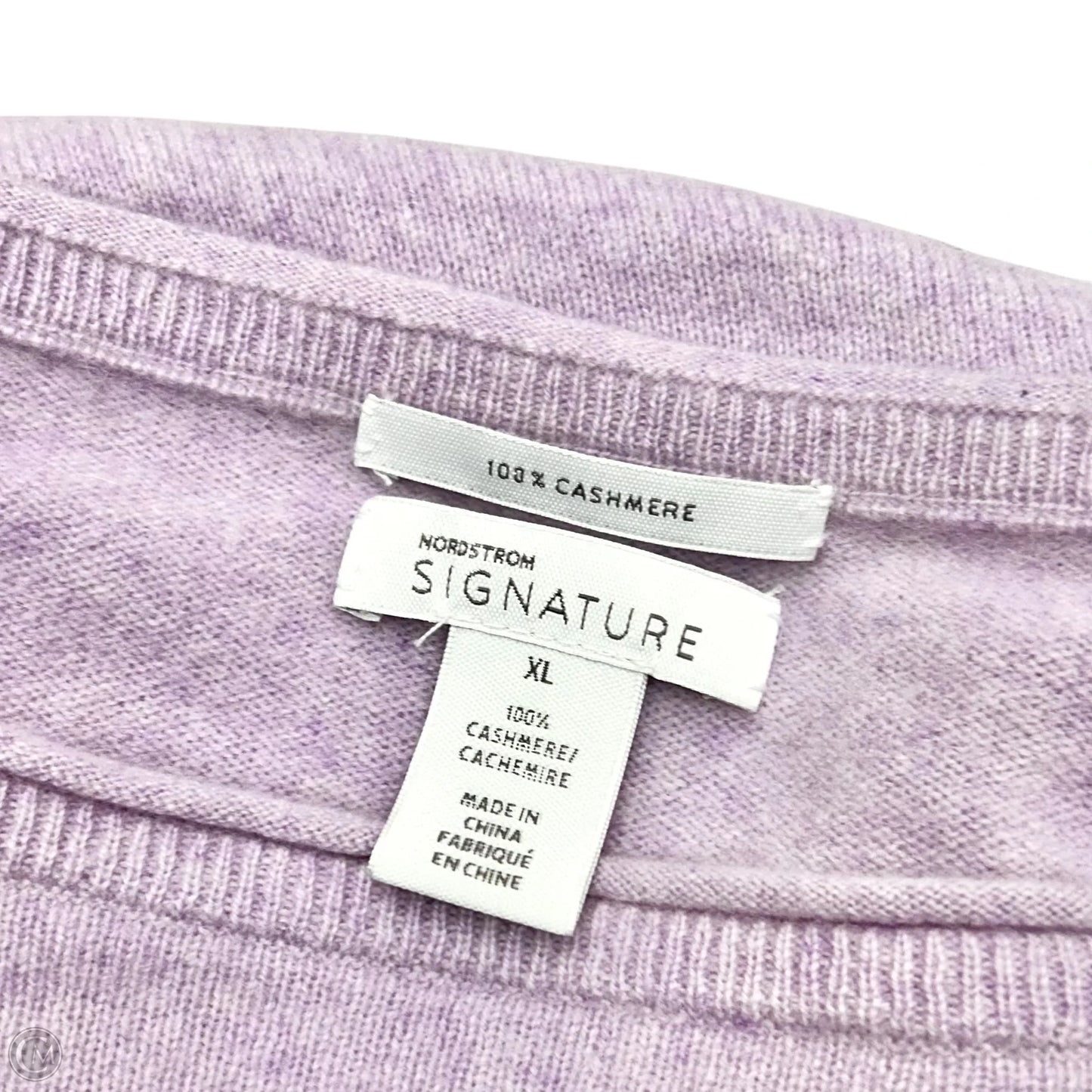Sweater Cashmere By Nordstrom In Purple, Size: Xl