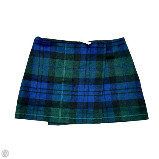 Skirt Mini & Short By Gap In Black & Blue, Size: L