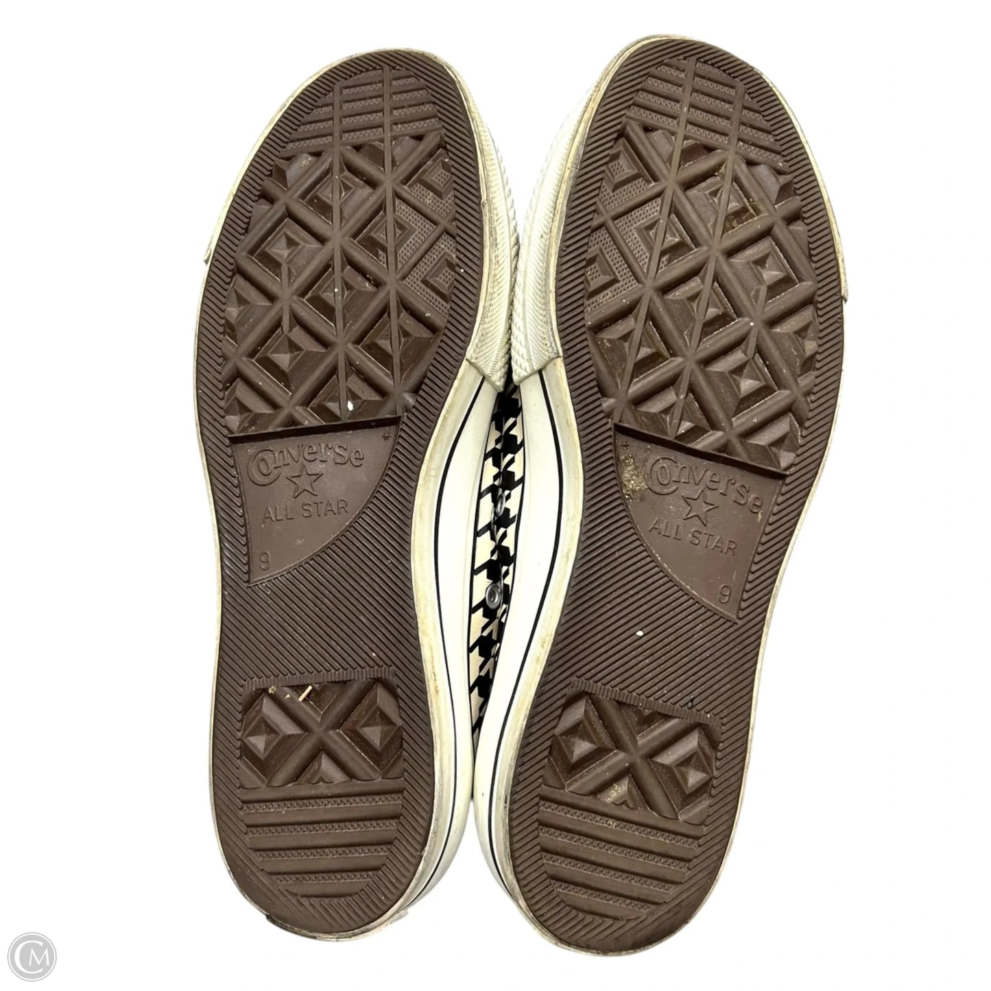 Shoes Sneakers Platform By Converse In Black & Cream, Size: 11