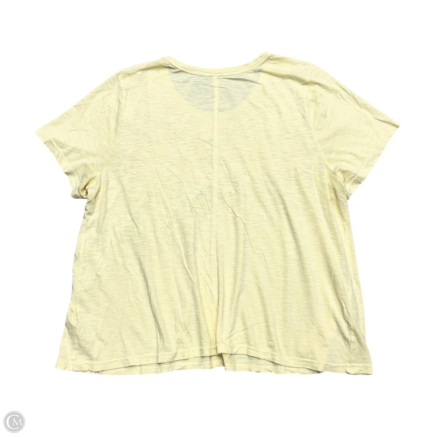Top Short Sleeve By Pilcro In Yellow, Size: Xl
