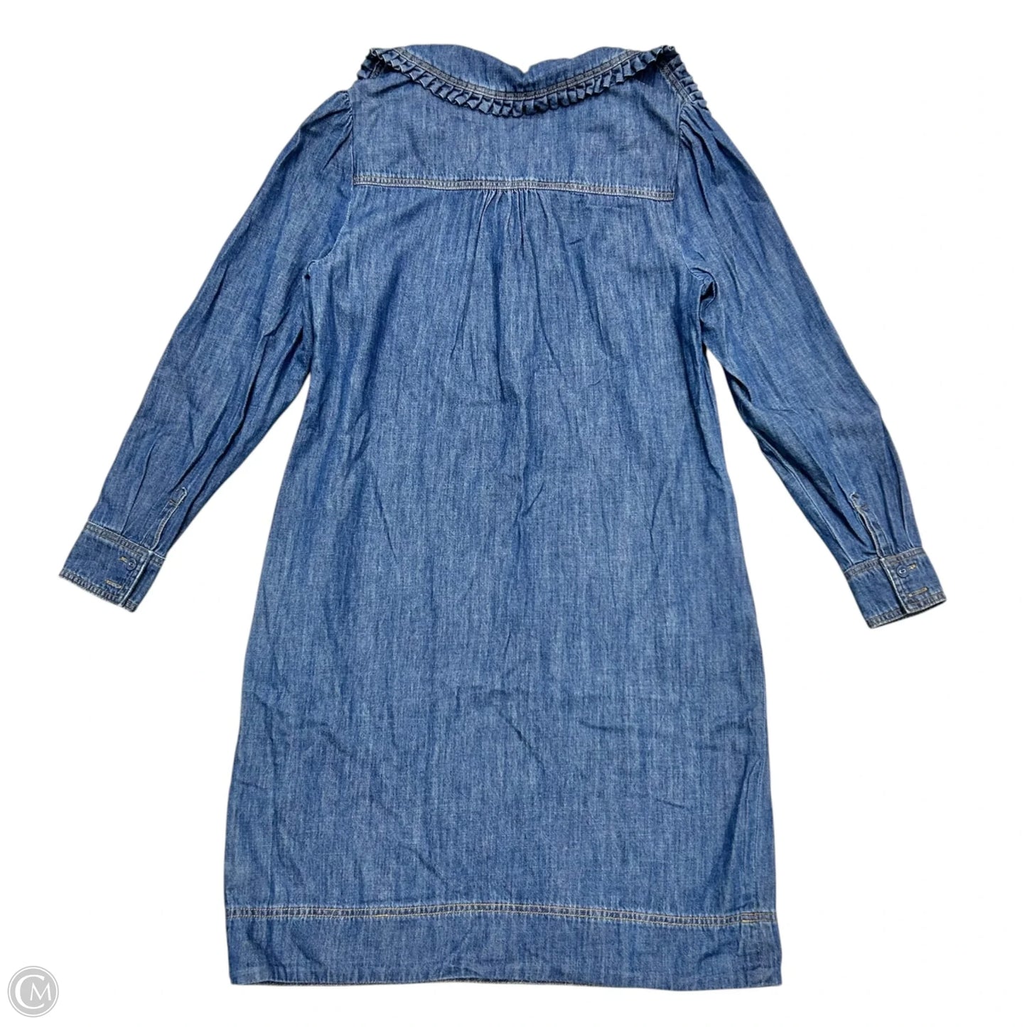 Dress Casual Short By Boden In Blue Denim, Size: M