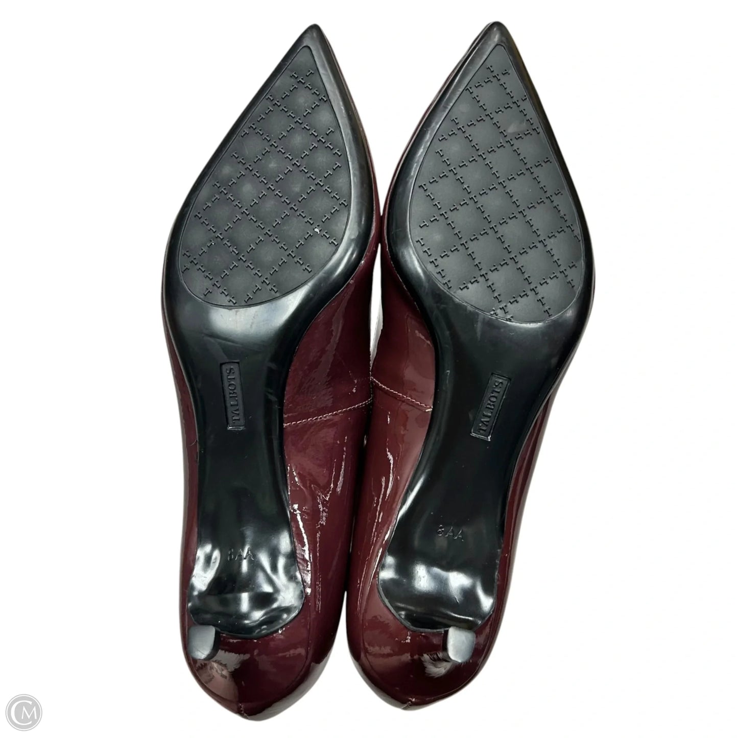 Shoes Heels Kitten By Talbots In Maroon, Size: 8