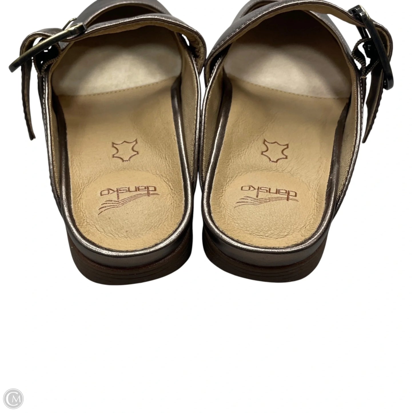 Shoes Flats By Dansko In Bronze, Size: 6.5