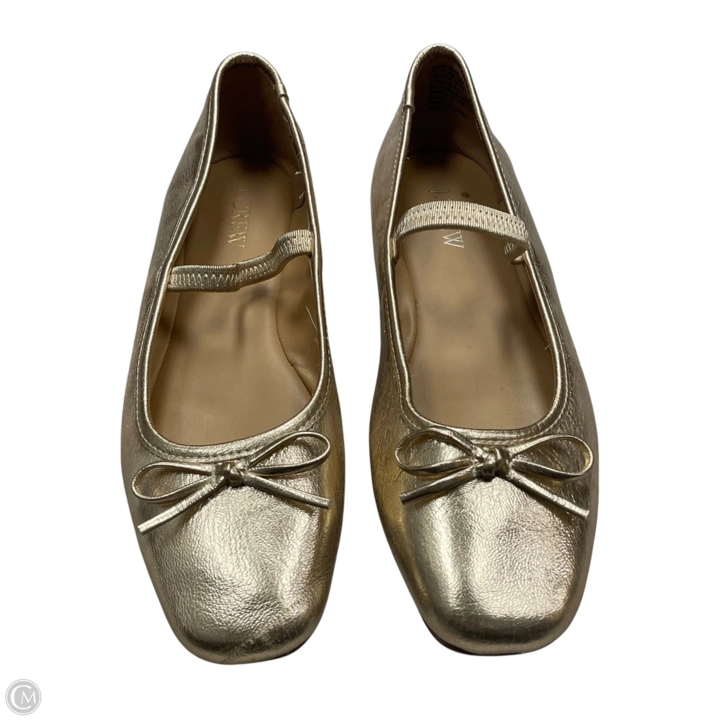 Shoes Flats By J. Crew In Gold, Size: 7