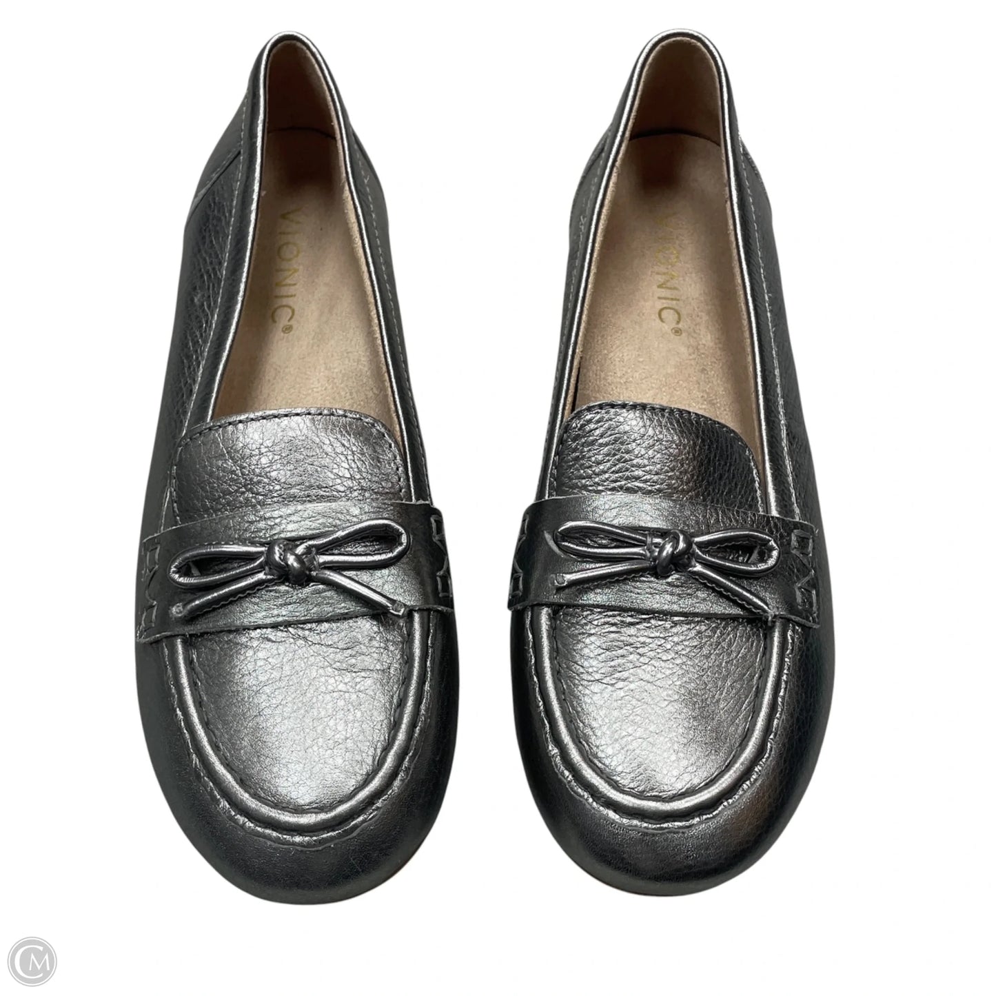 Shoes Flats By Vionic In Silver, Size: 6.5
